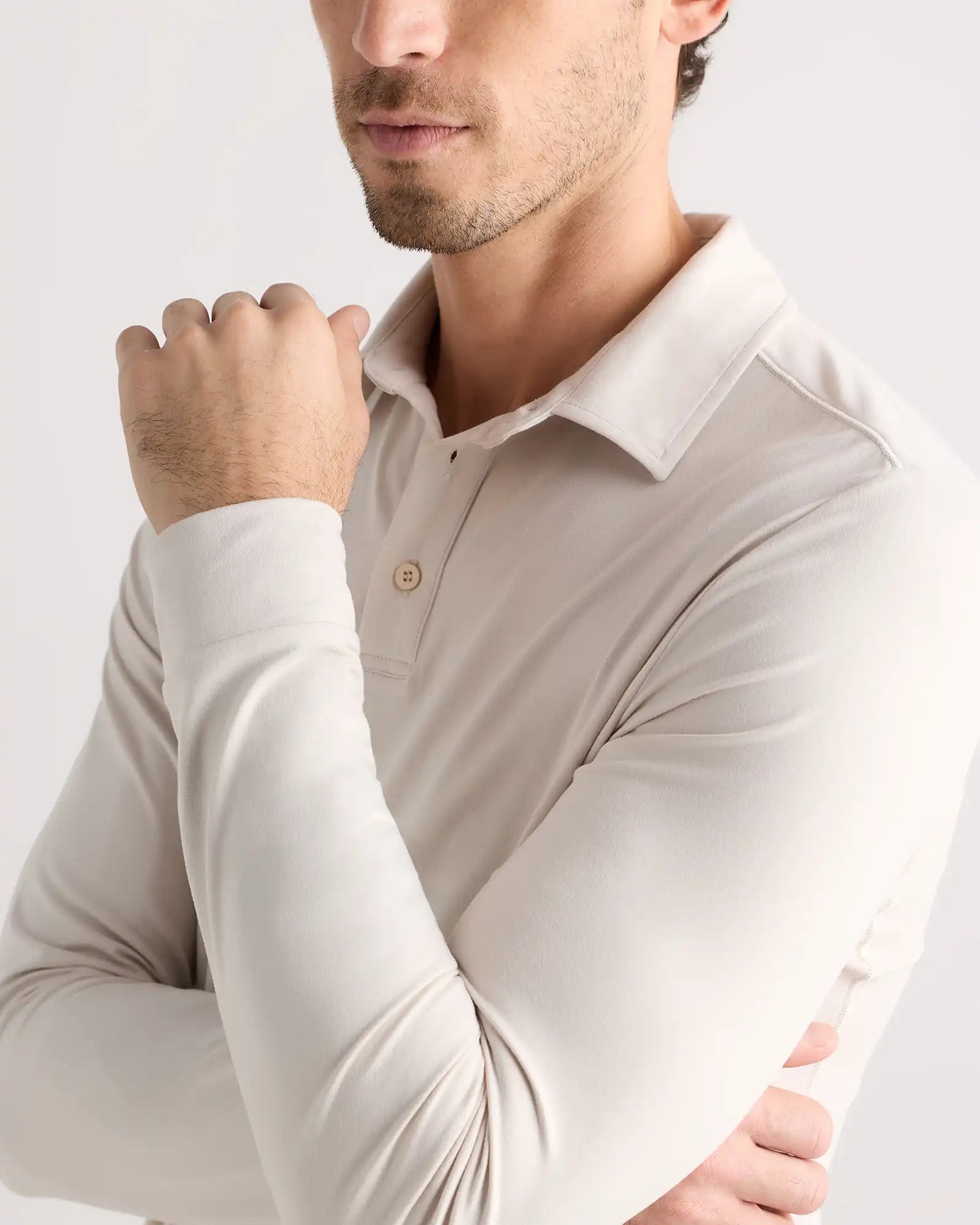Flowknit Breeze Performance Long Sleeve Polo