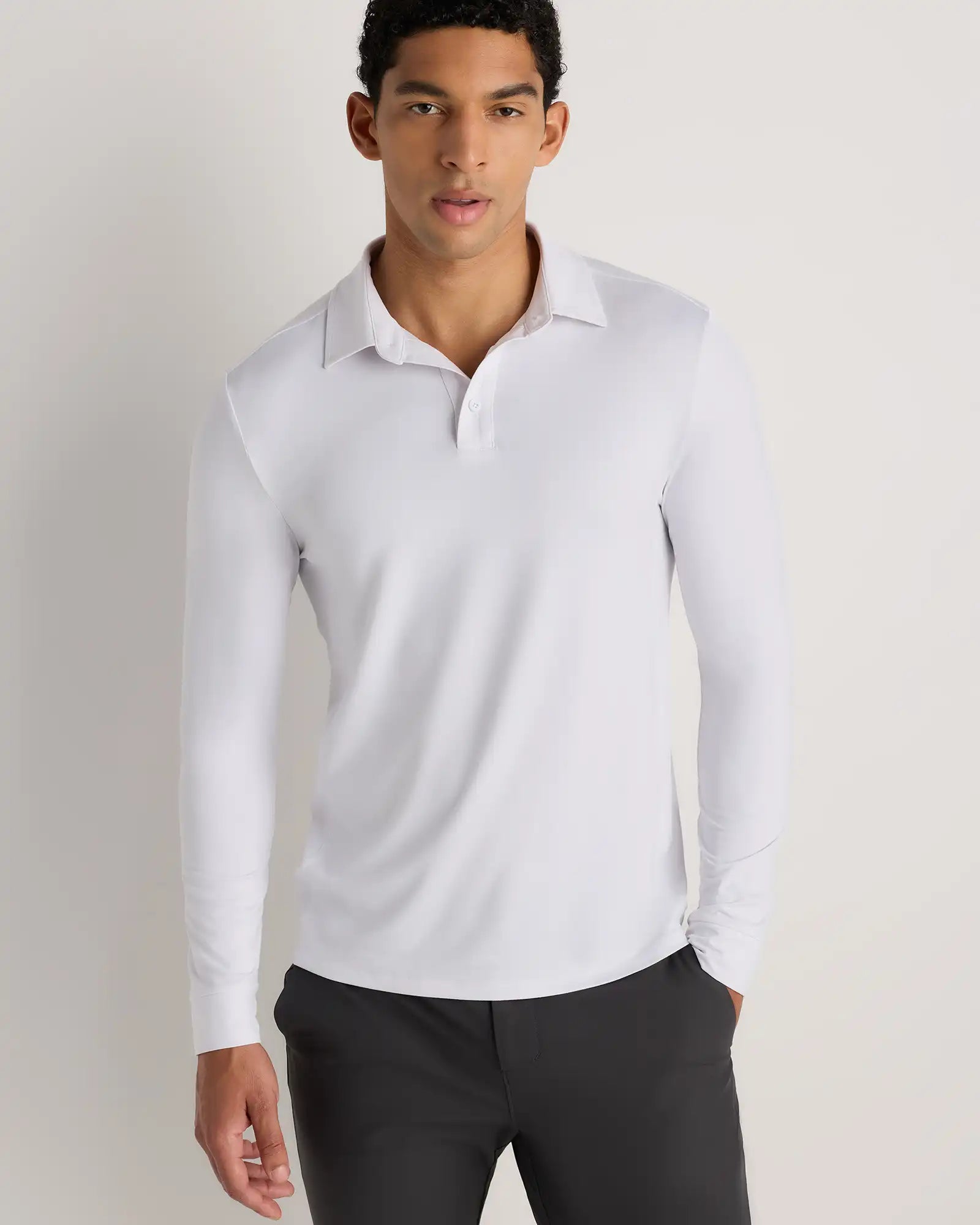 Flowknit Breeze Performance Long Sleeve Polo