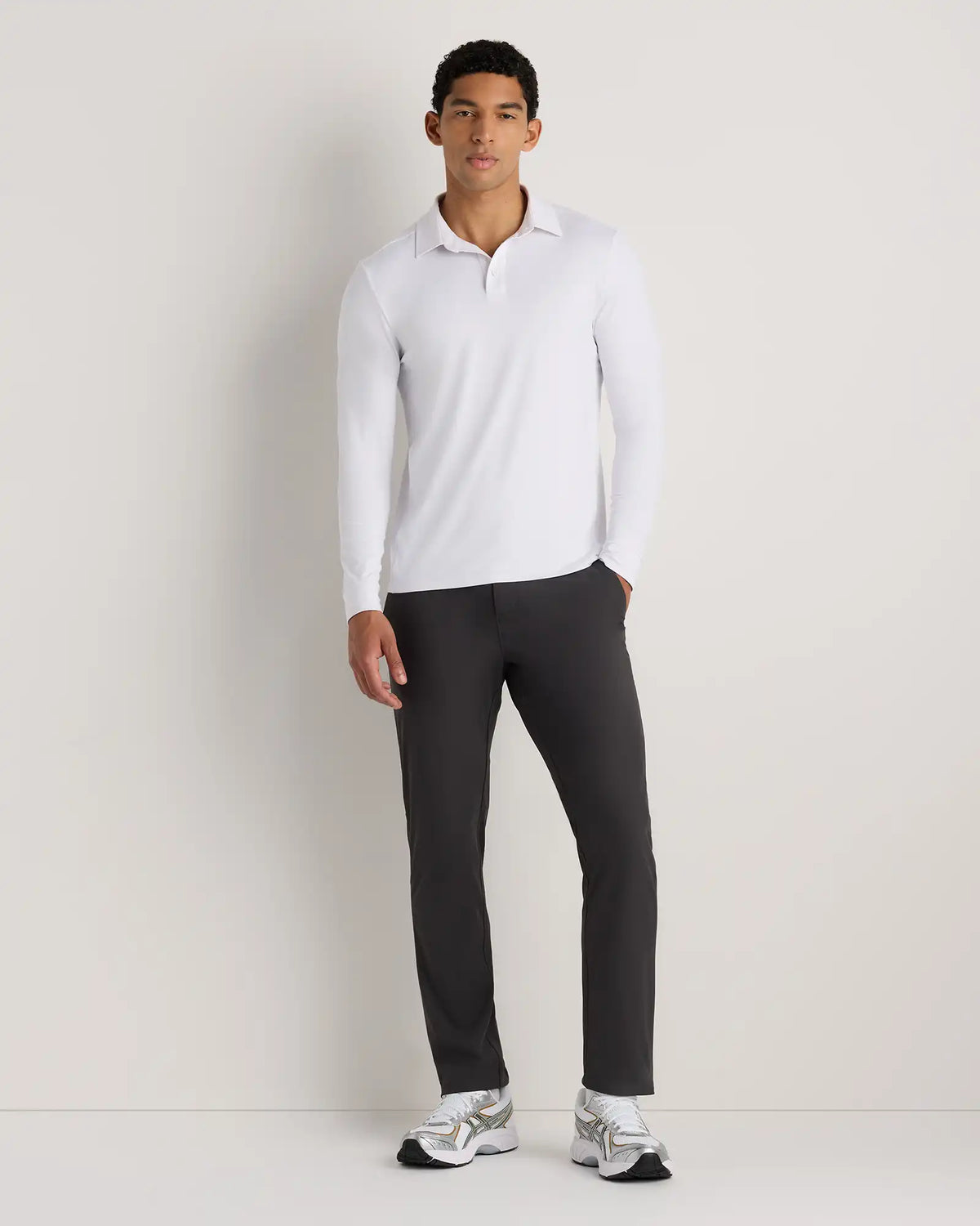 Flowknit Breeze Performance Long Sleeve Polo