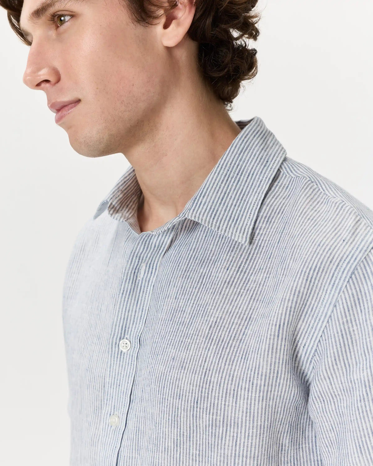 100% European Linen Relaxed Short Sleeve Shirt
