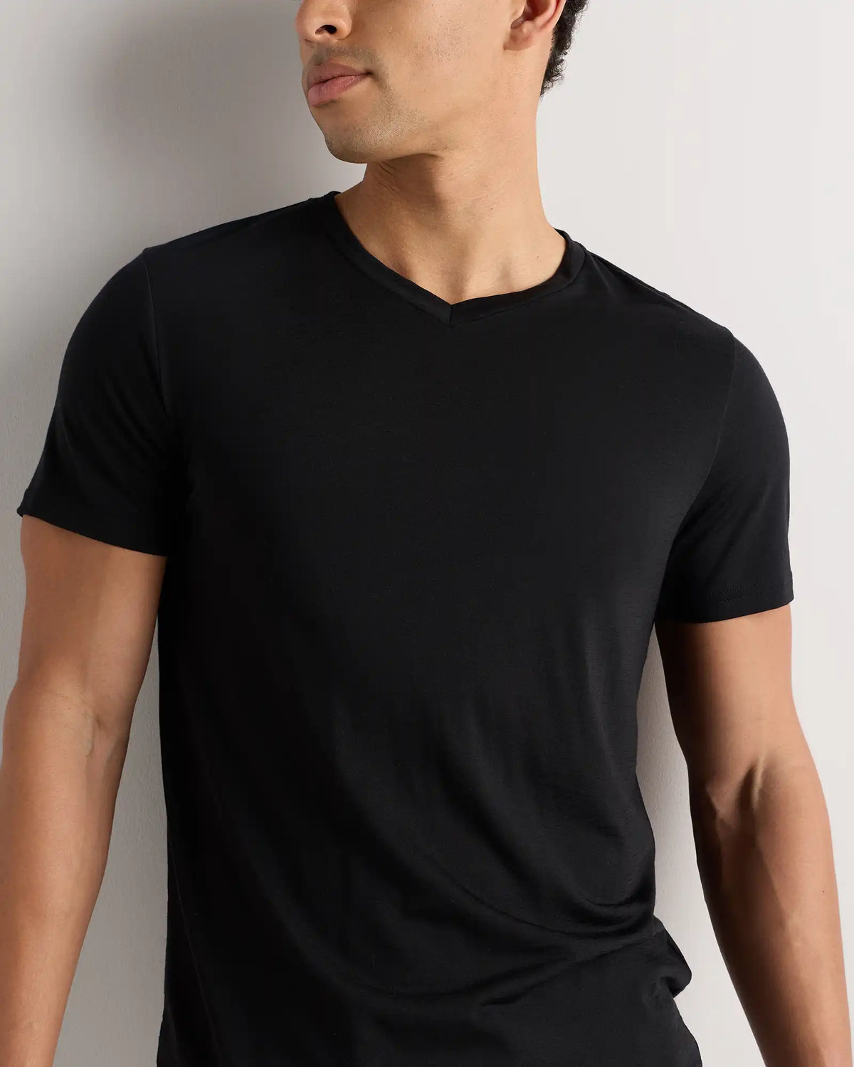 100% Merino Wool All-Season V-Neck Base Layer Tee