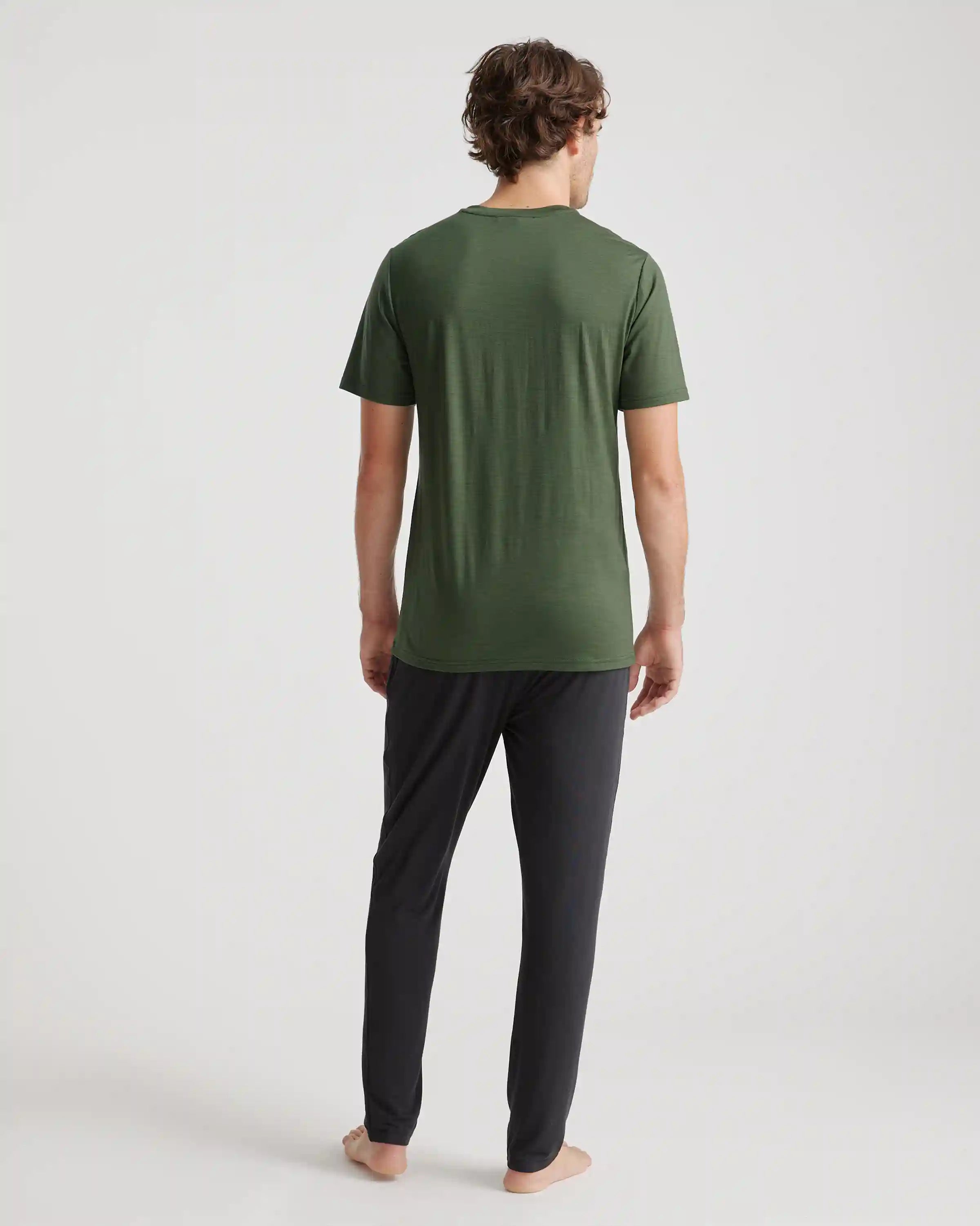 100% Merino Wool All-Season V-Neck Base Layer Tee