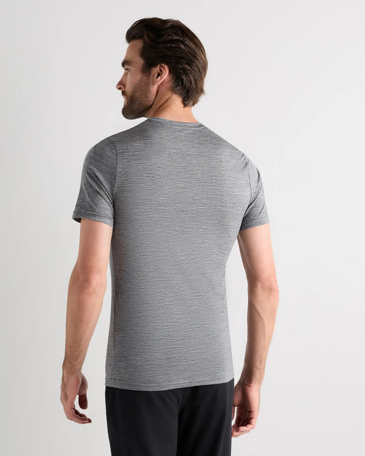 100% Merino Wool All-Season V-Neck Base Layer Tee