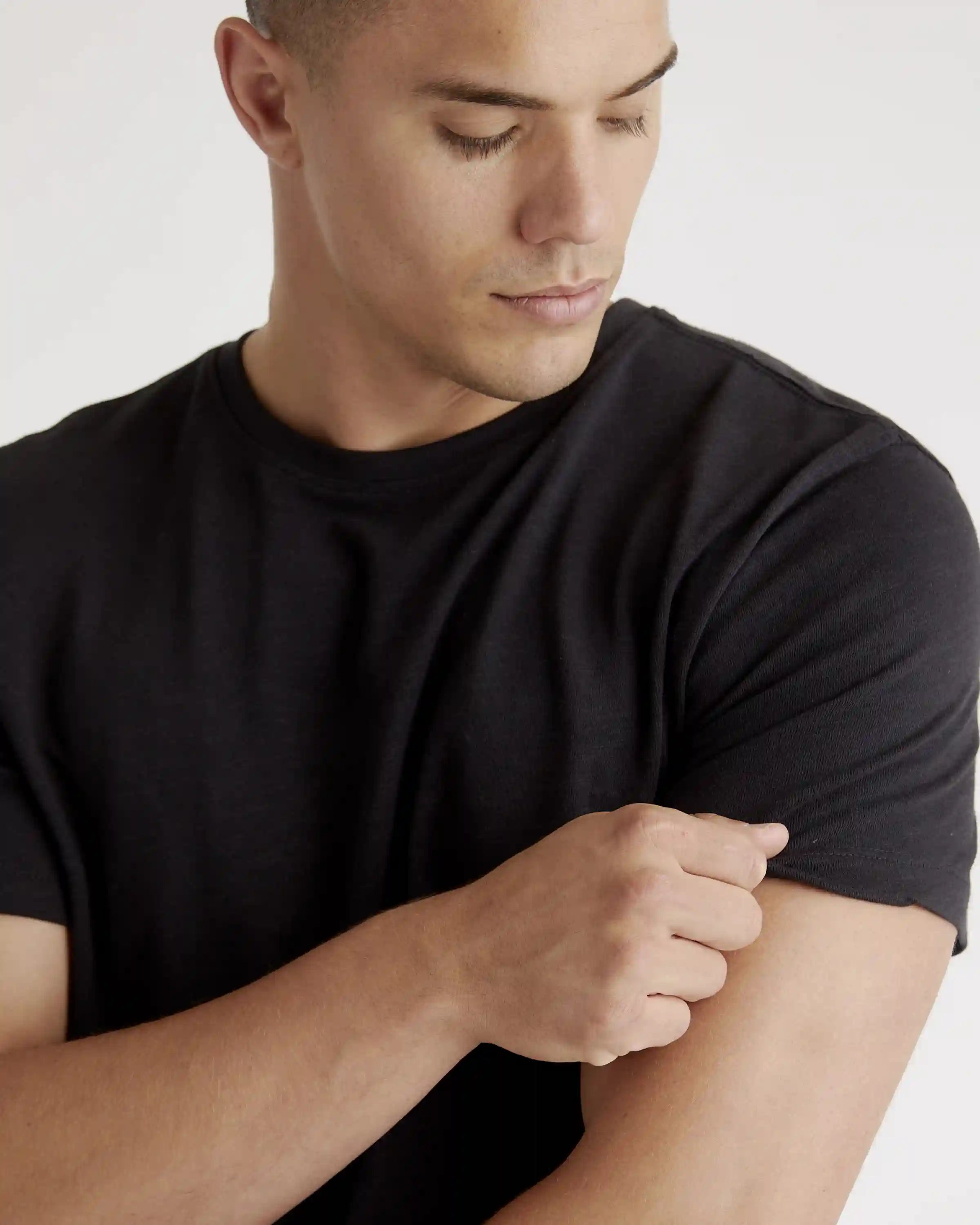 100% Organic Cotton Slub Crewneck Tee