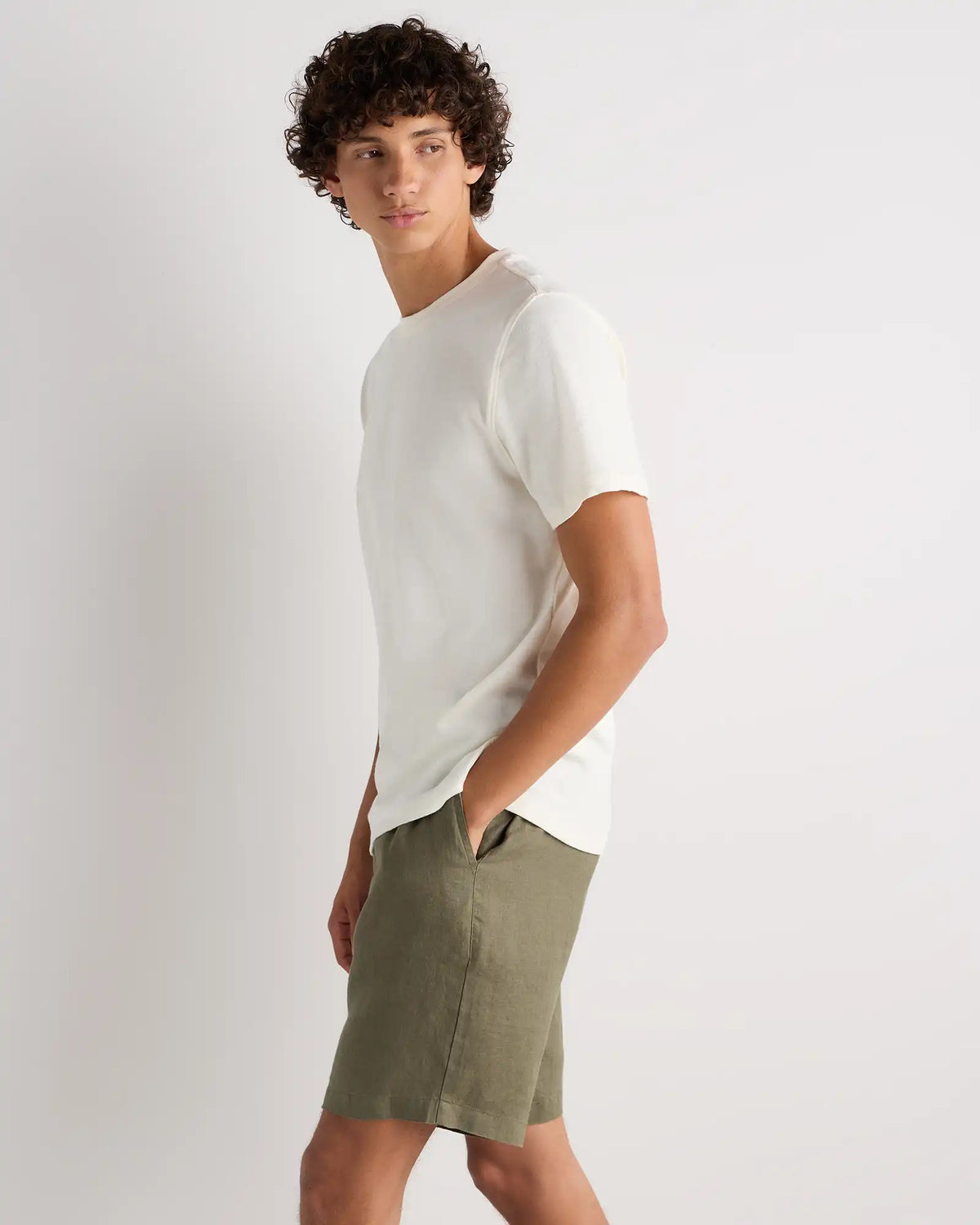 100% Organic Cotton Slub Crewneck Tee