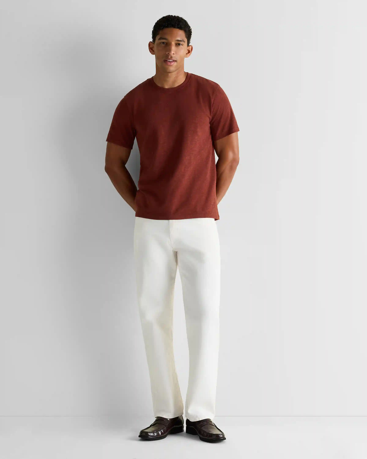 100% Organic Cotton Slub Crewneck Tee