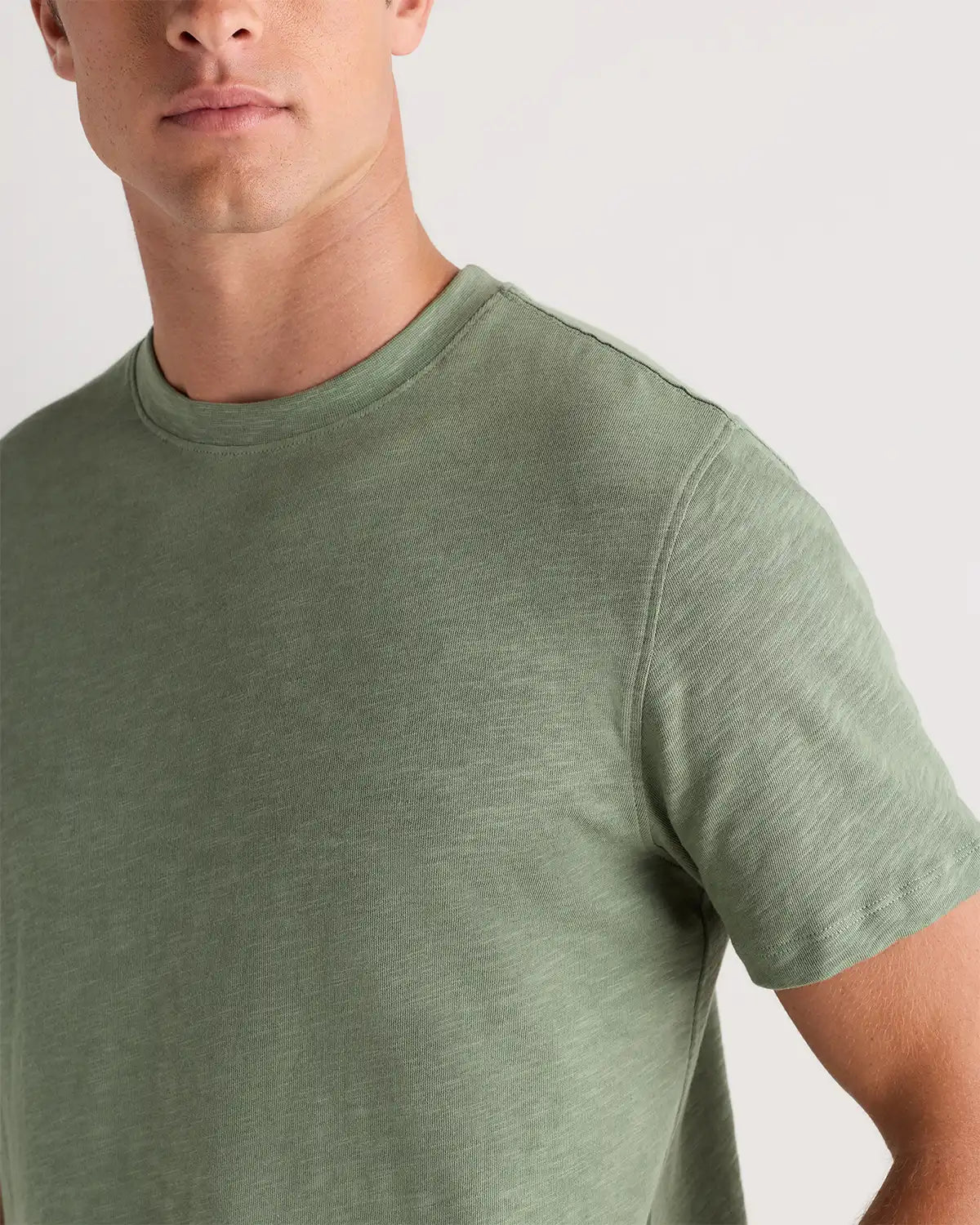 100% Organic Cotton Slub Crewneck Tee