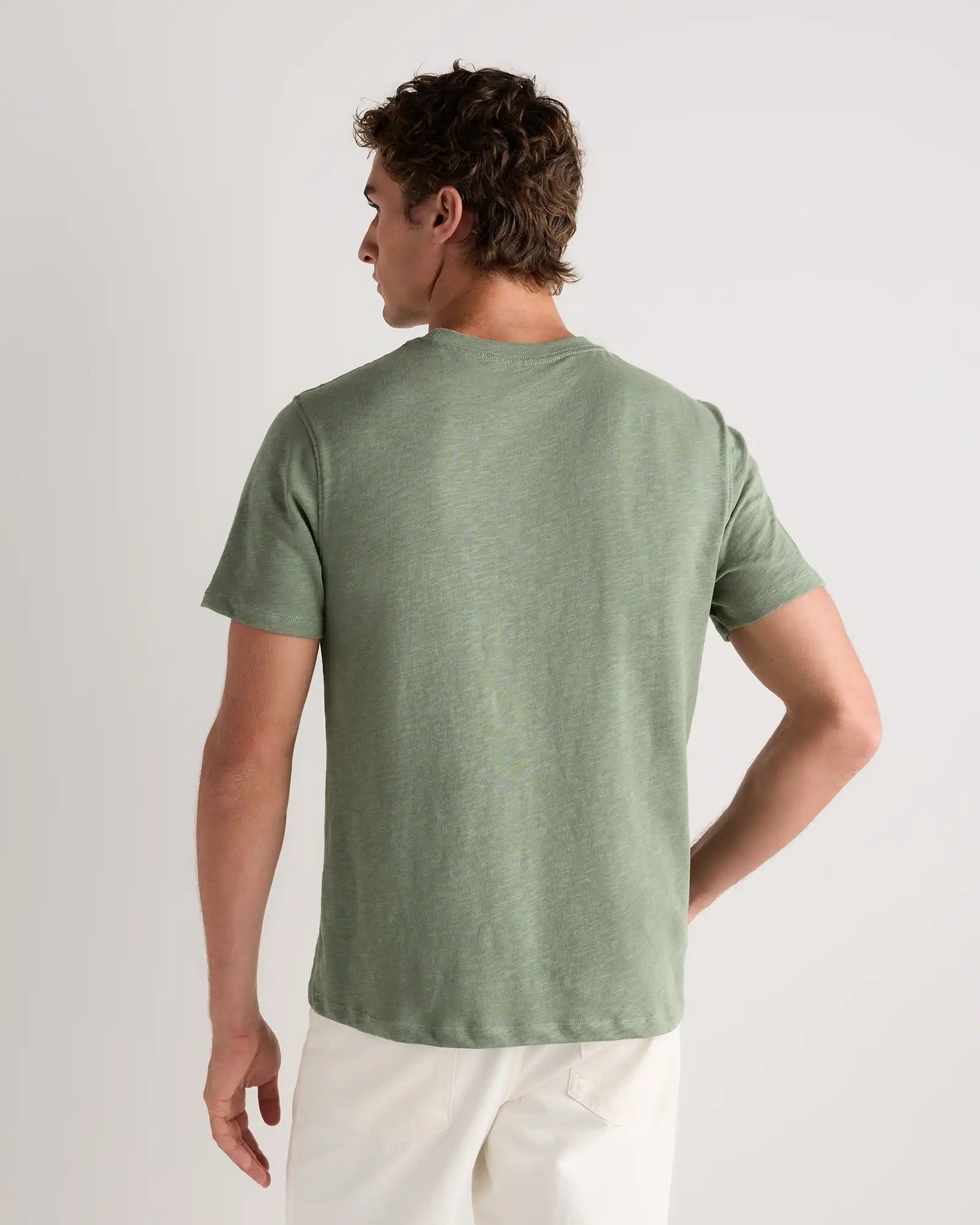 100% Organic Cotton Slub Crewneck Tee