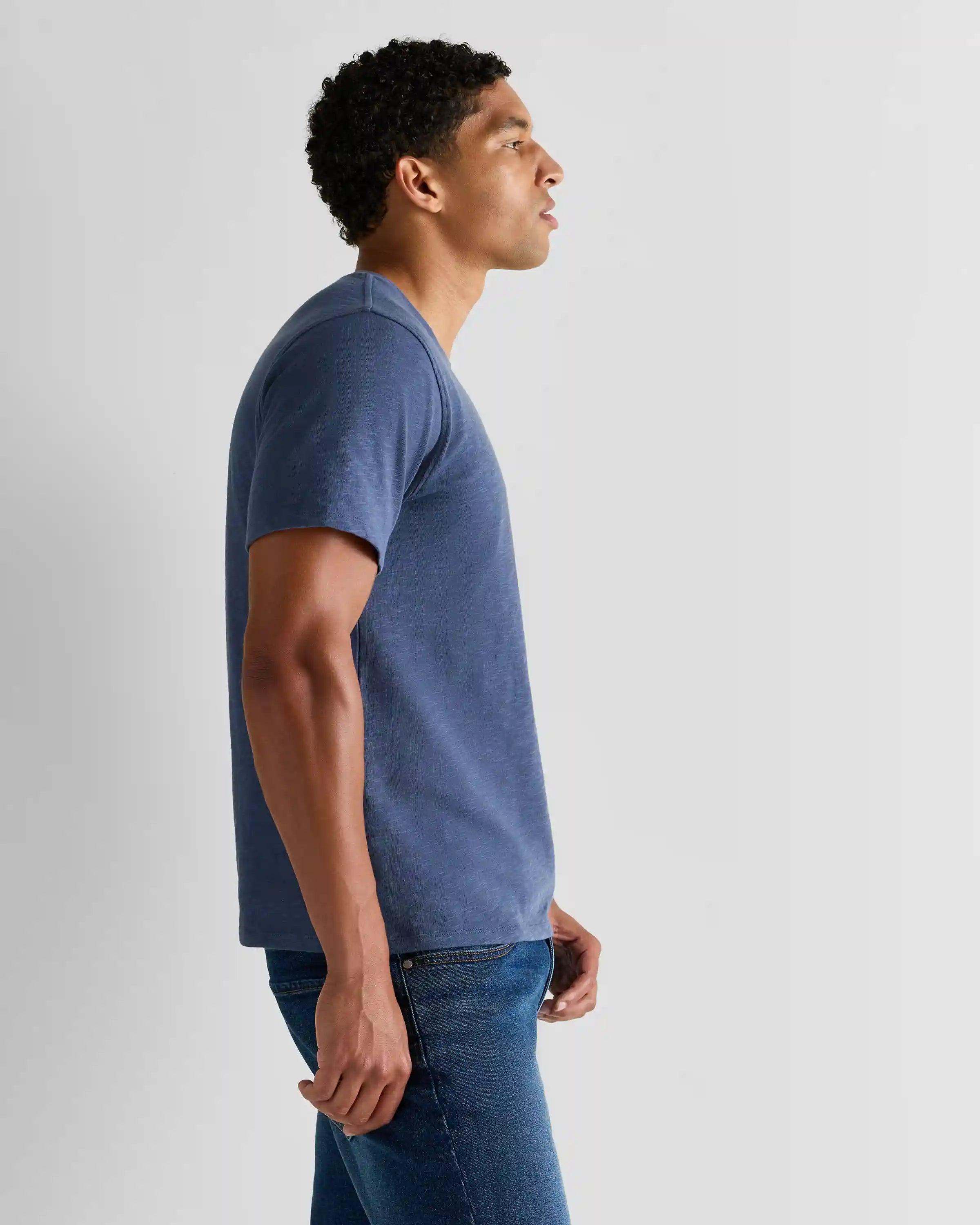 100% Organic Cotton Slub Crewneck Tee