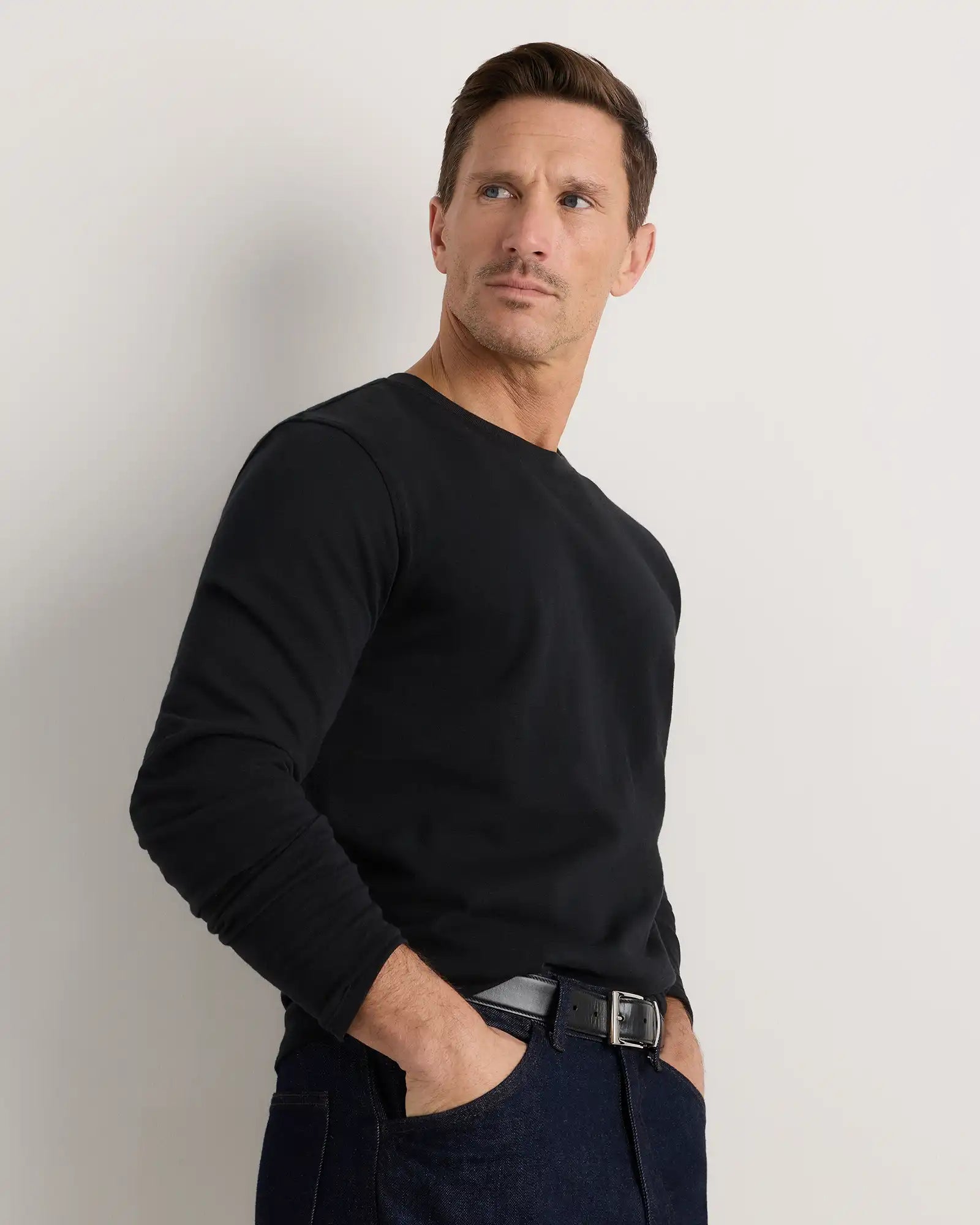 100% Organic Cotton Slub Long Sleeve Tee