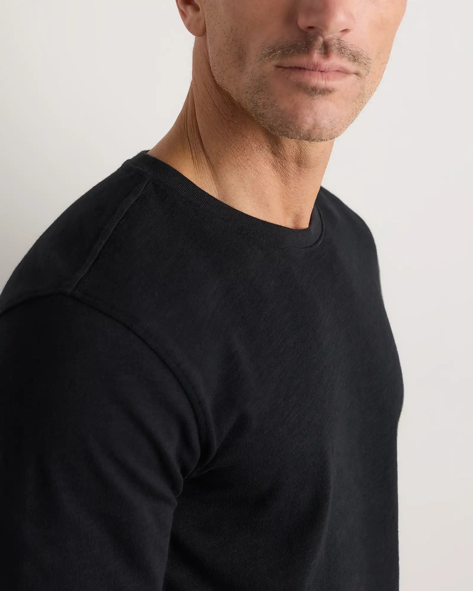 100% Organic Cotton Slub Long Sleeve Tee