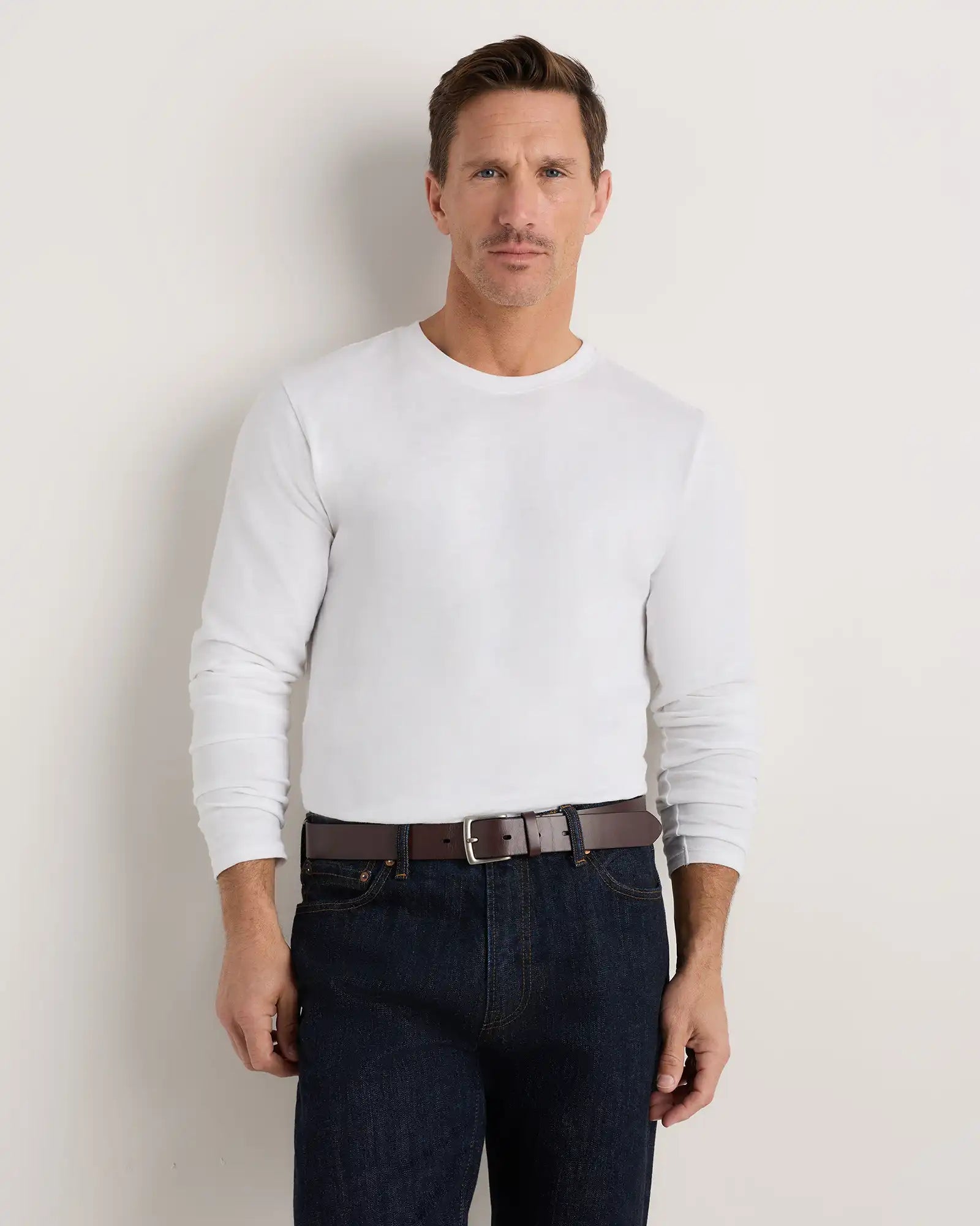 100% Organic Cotton Slub Long Sleeve Tee