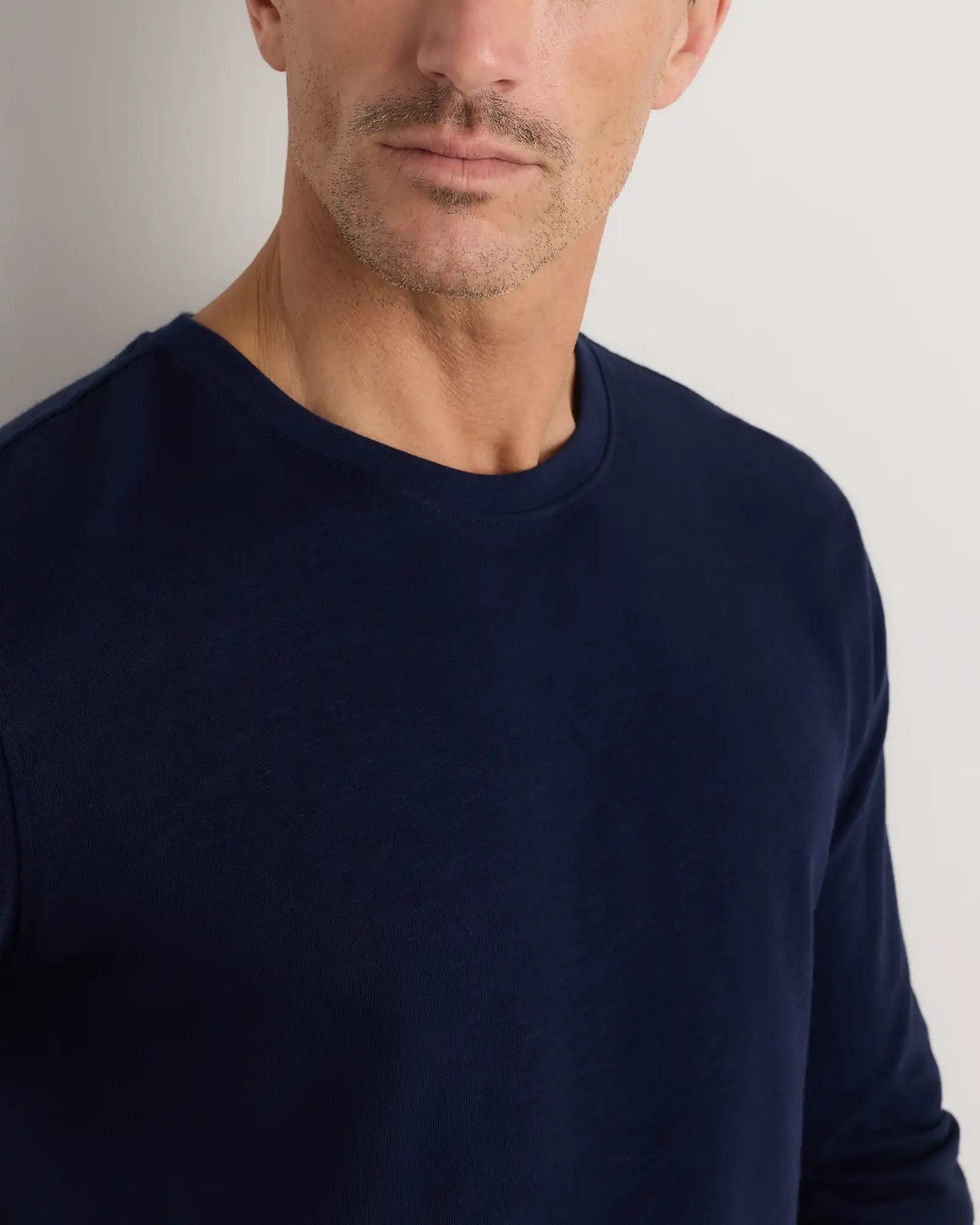 100% Organic Cotton Slub Long Sleeve Tee