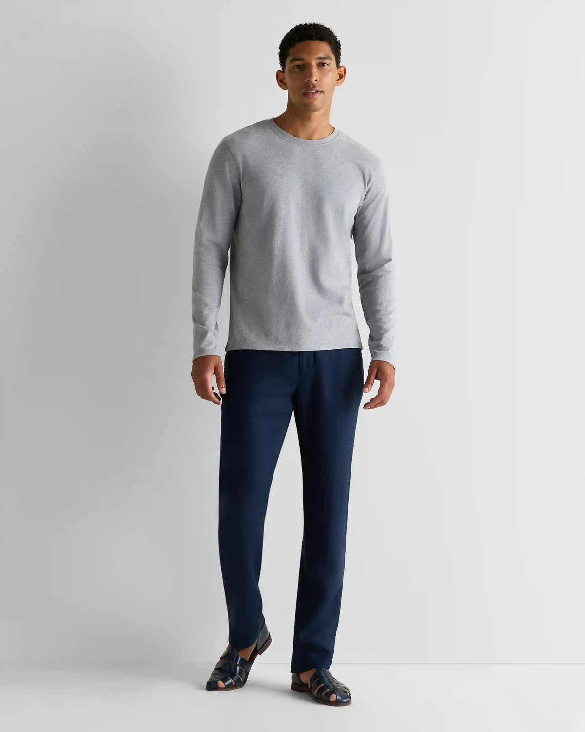 100% Organic Cotton Slub Long Sleeve Tee