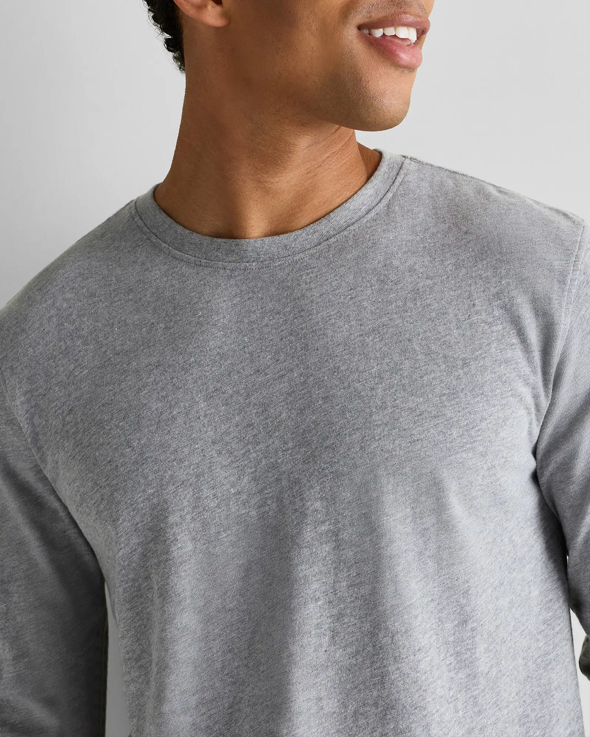 100% Organic Cotton Slub Long Sleeve Tee