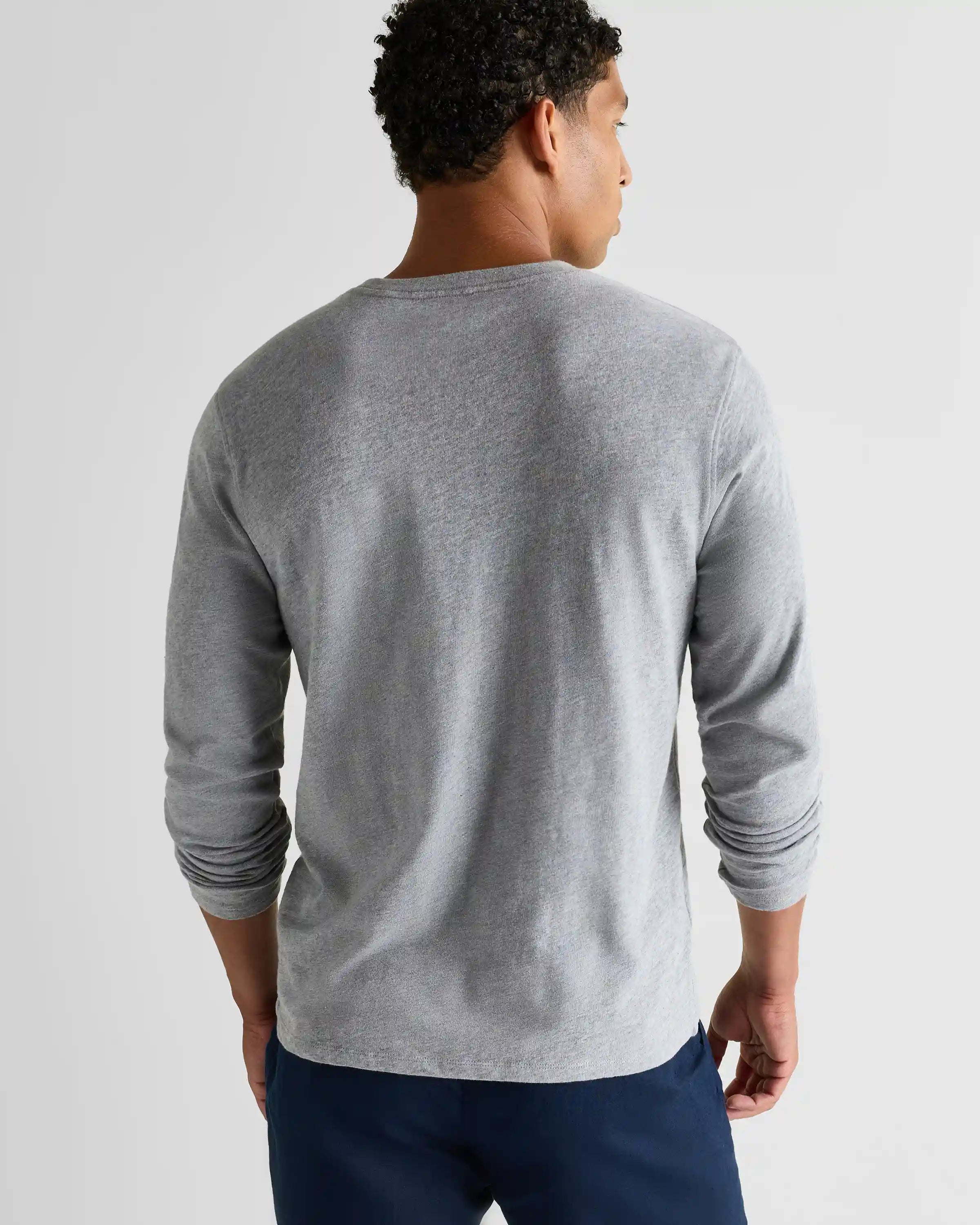 100% Organic Cotton Slub Long Sleeve Tee