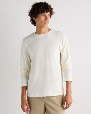 100% Organic Cotton Slub Long Sleeve Tee