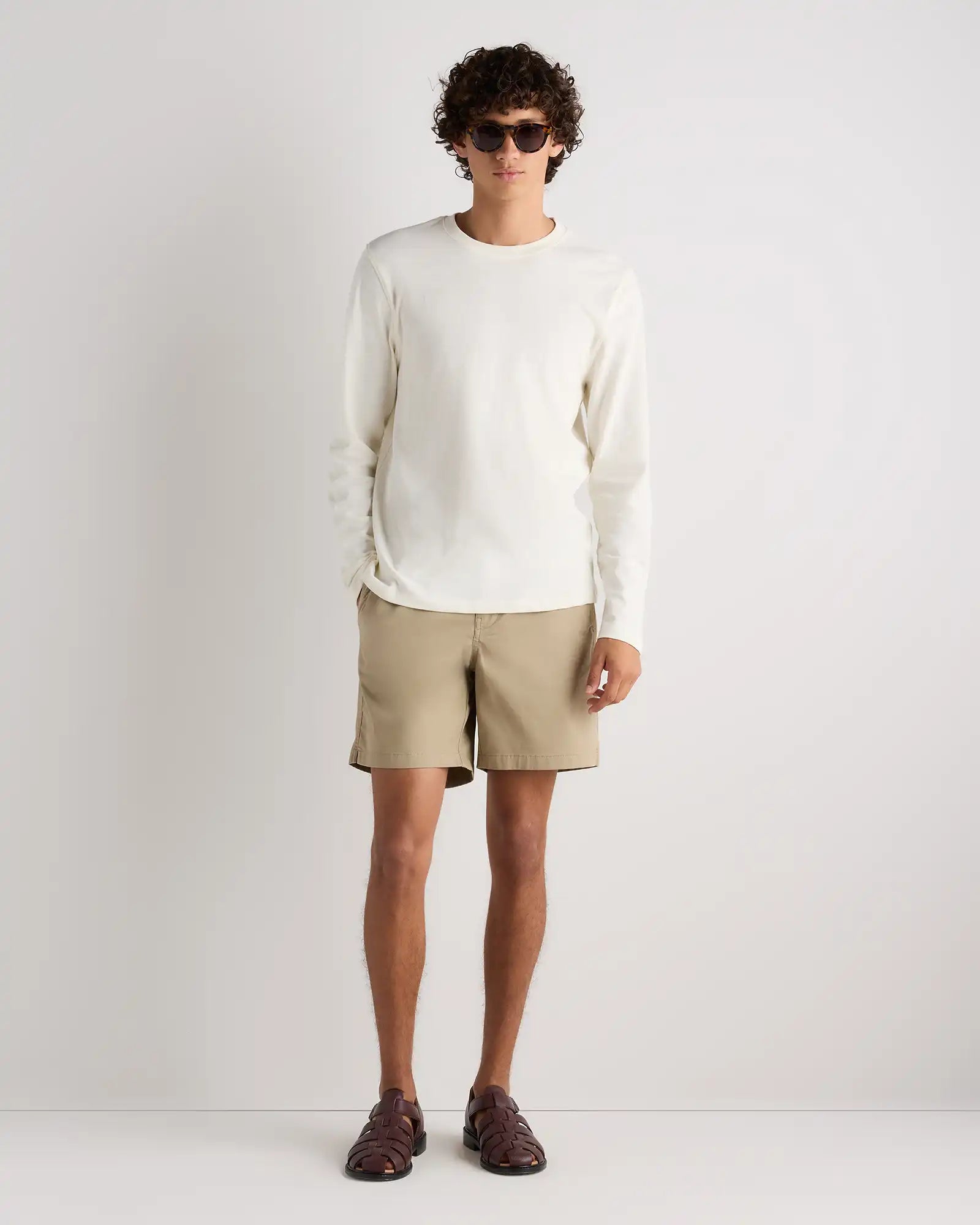 100% Organic Cotton Slub Long Sleeve Tee
