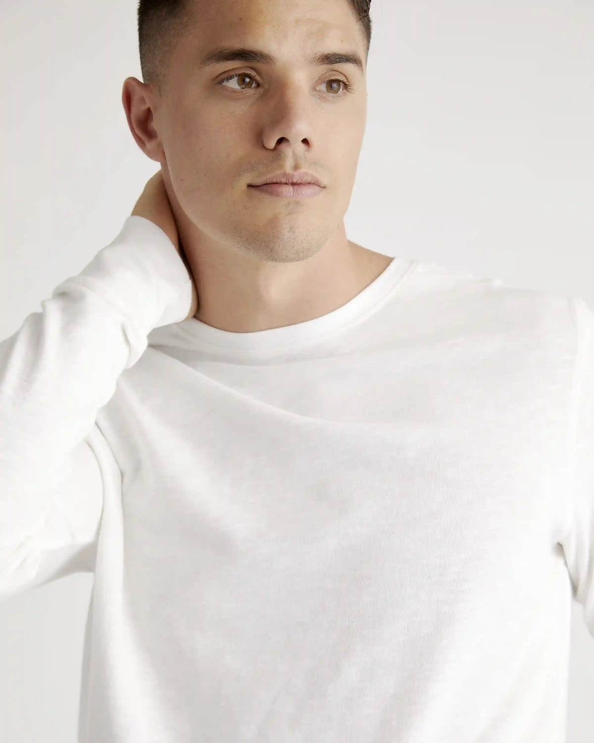 100% Organic Cotton Slub Long Sleeve Tee