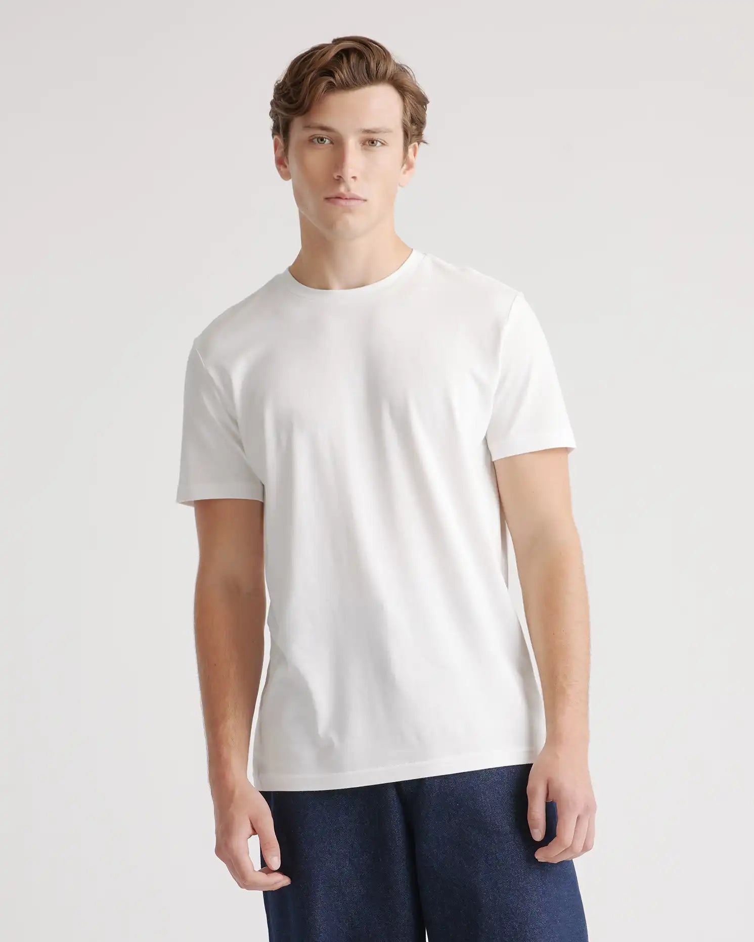 Cotton Modal Crew Neck Tee
