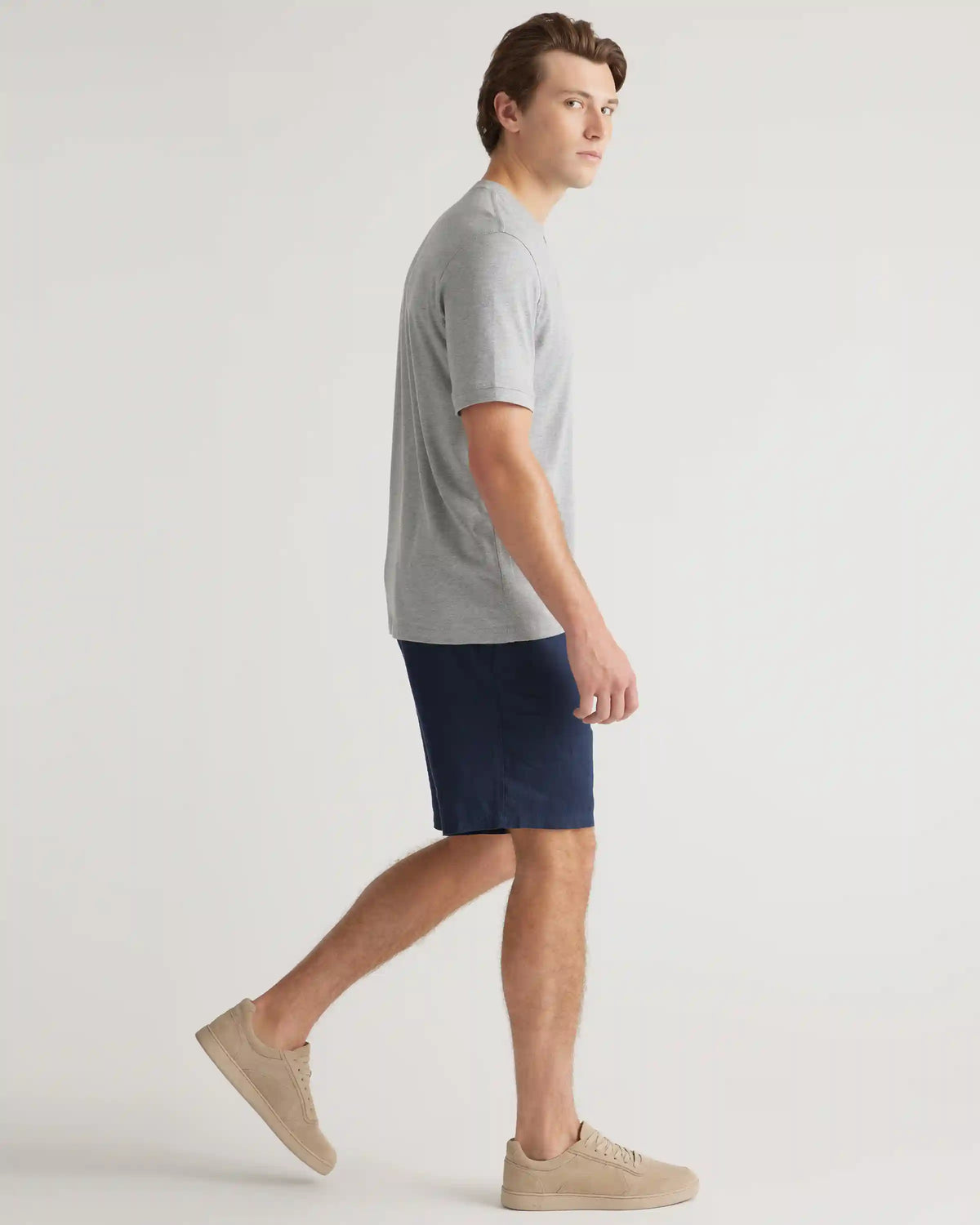 Cotton Modal Short Sleeve Henley Tee