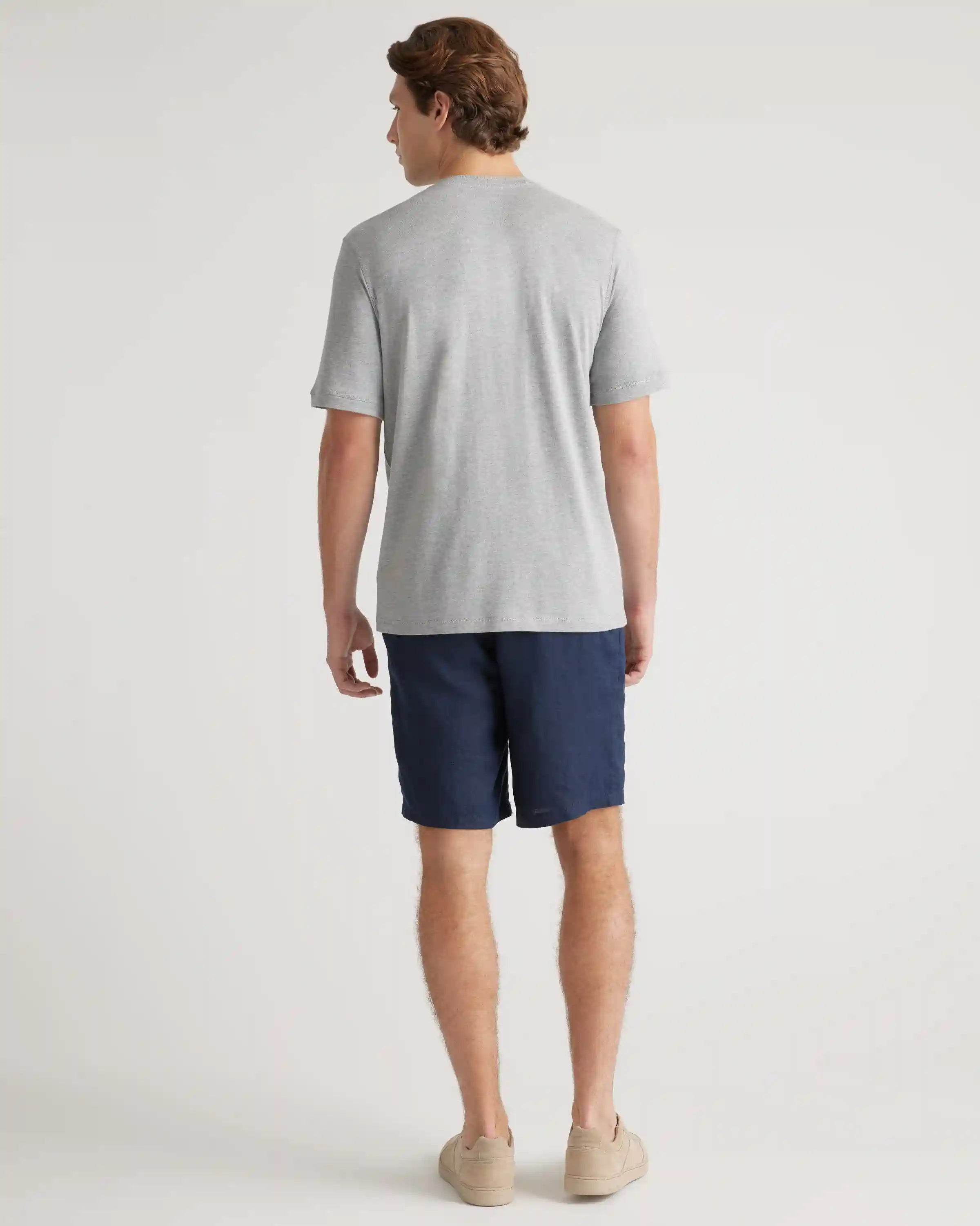 Cotton Modal Short Sleeve Henley Tee