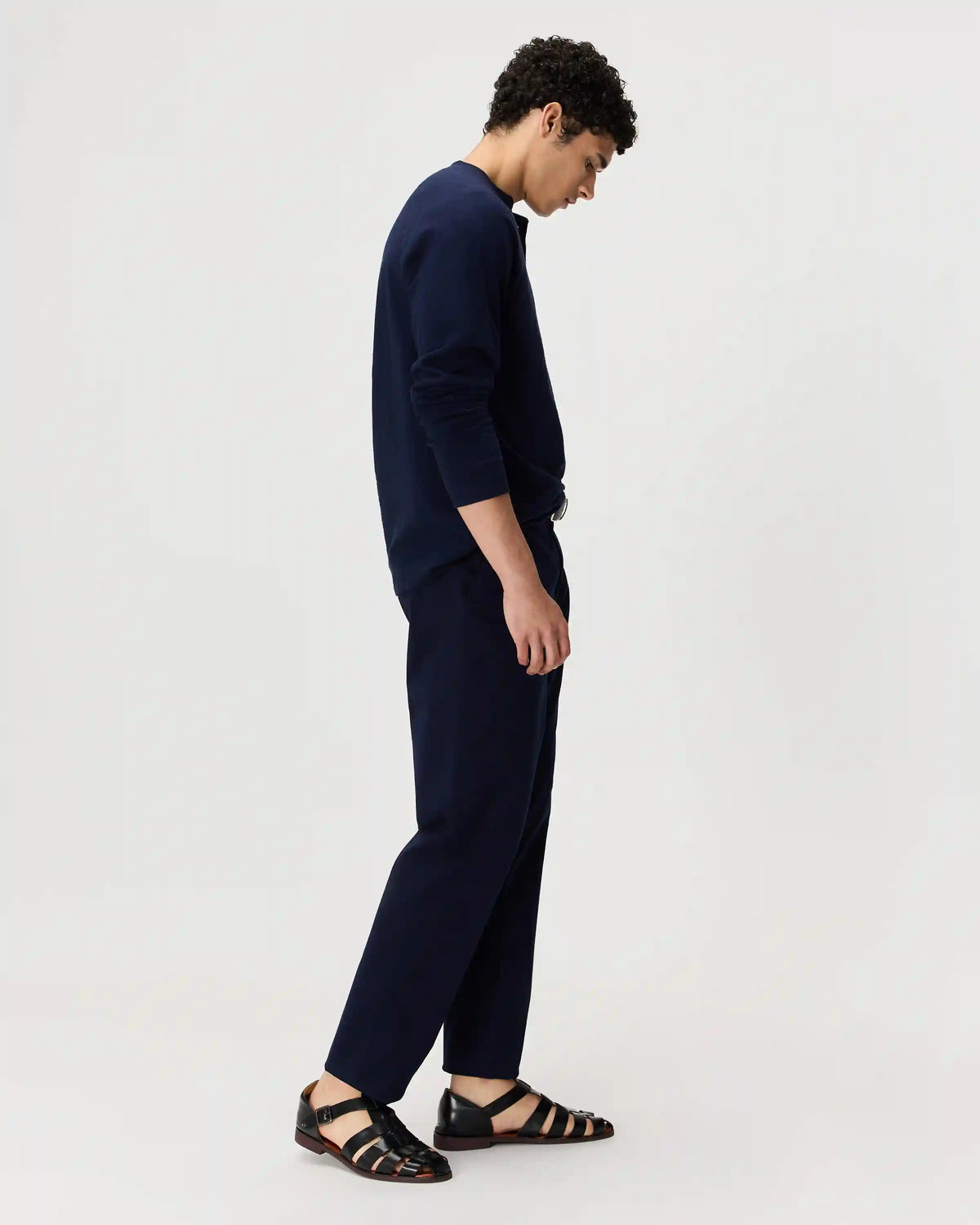 100% Organic Cotton Slub Long Sleeve Henley