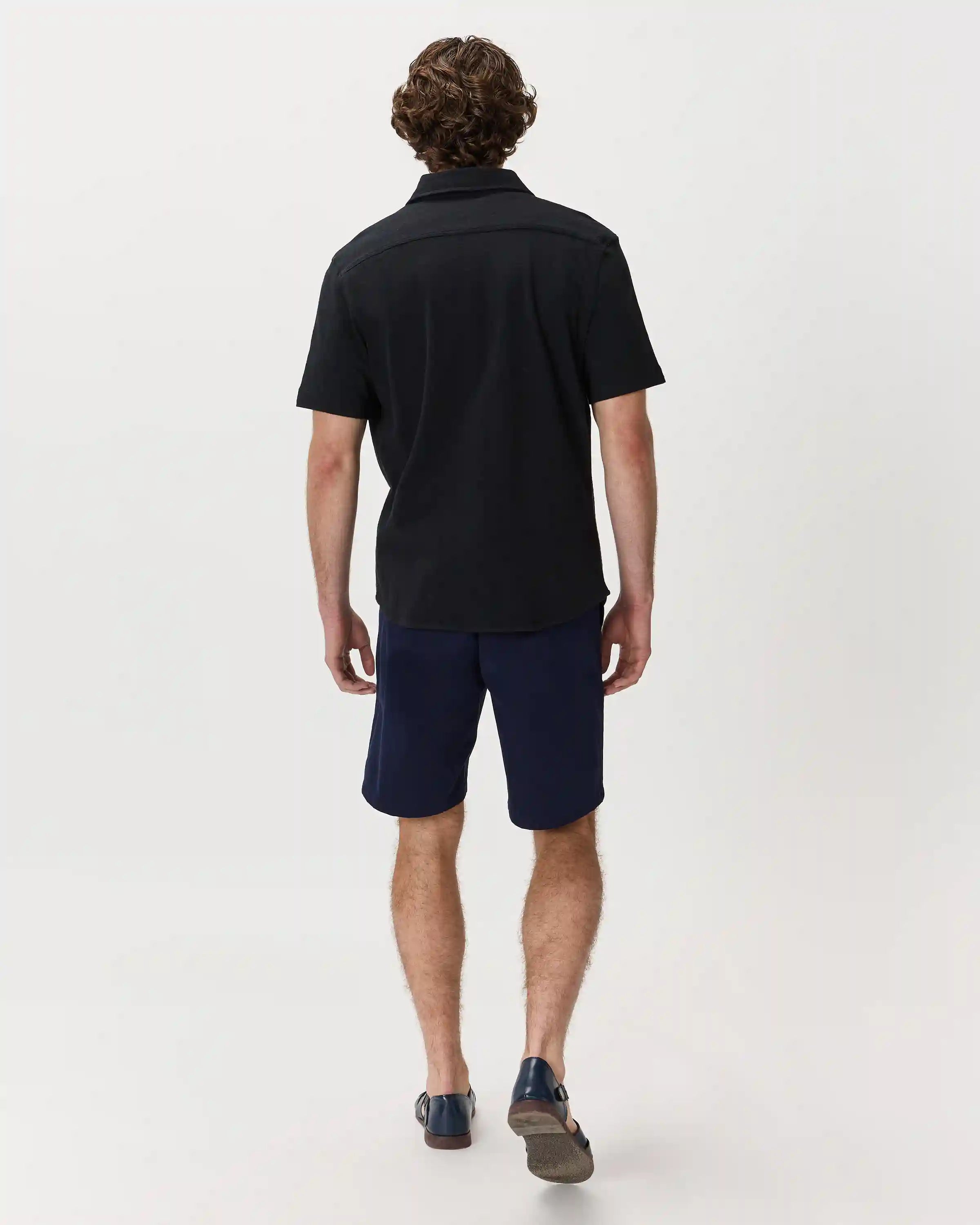 100% Organic Cotton Slub Short Sleeve Button Up Shirt