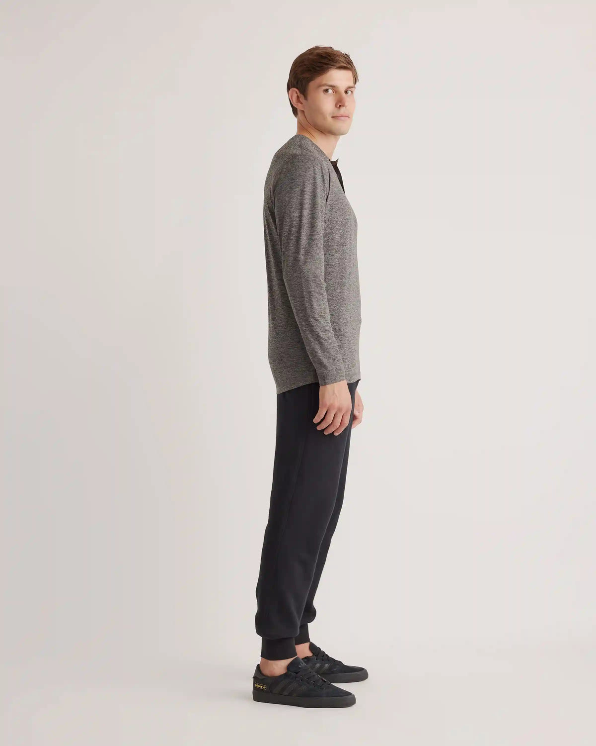 Flowknit Breeze Performance Long Sleeve Henley Tee