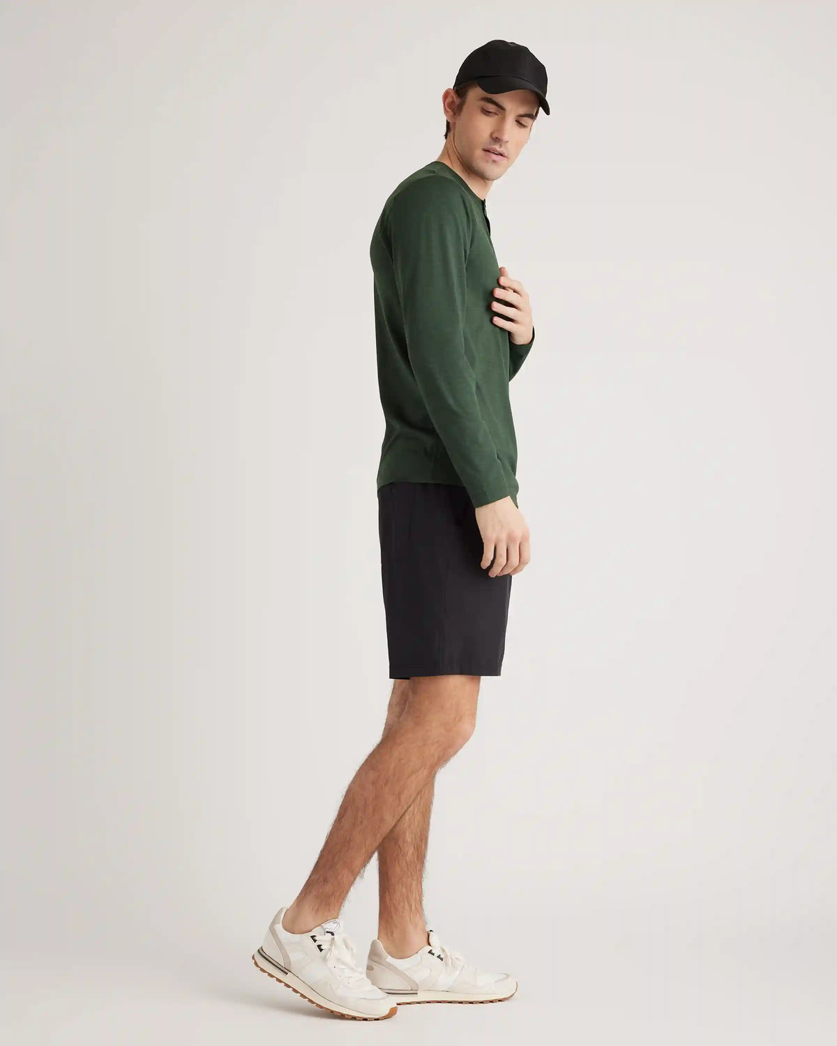 Flowknit Breeze Performance Long Sleeve Henley Tee