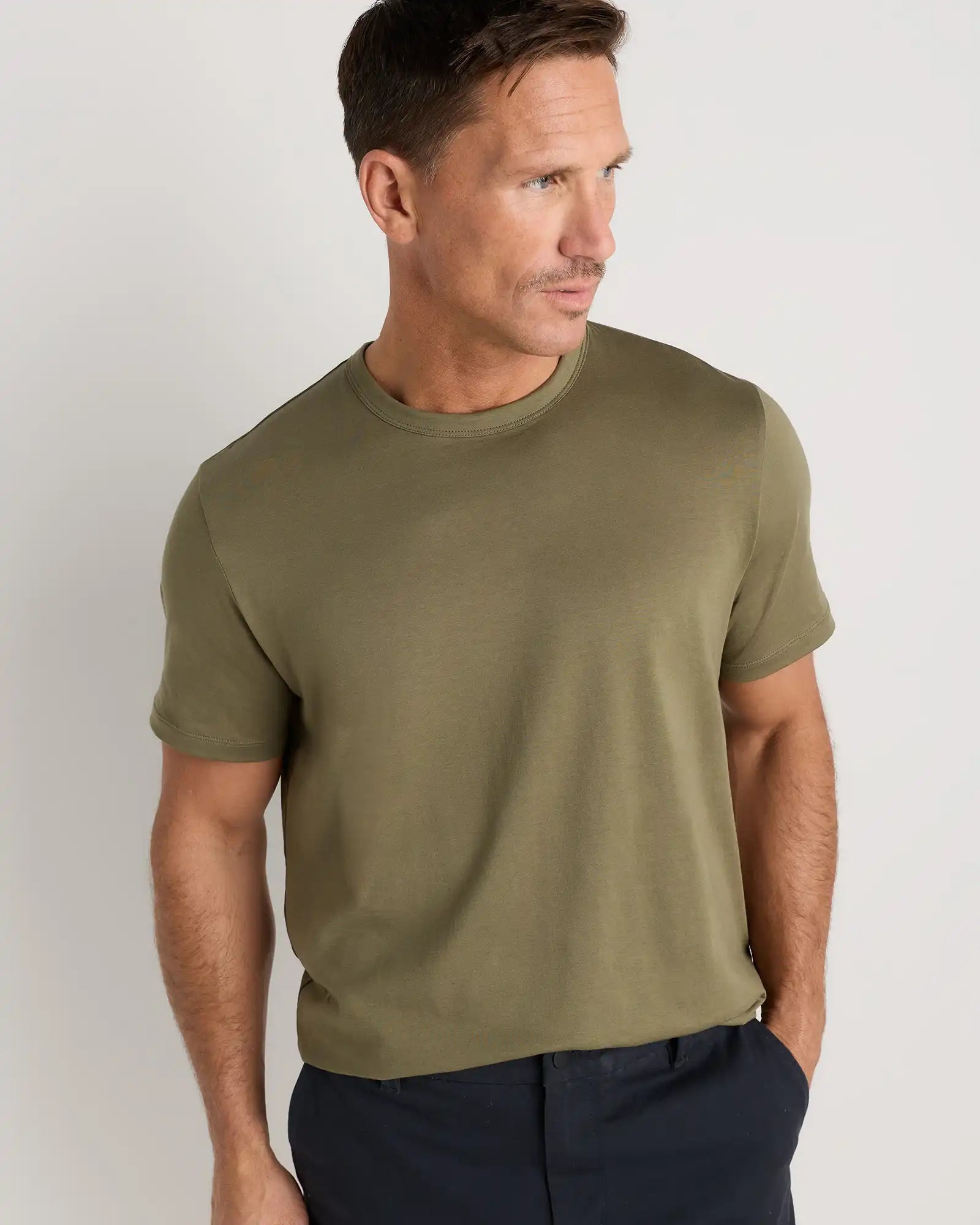 100% Pima Cotton Luxe Touch Tee