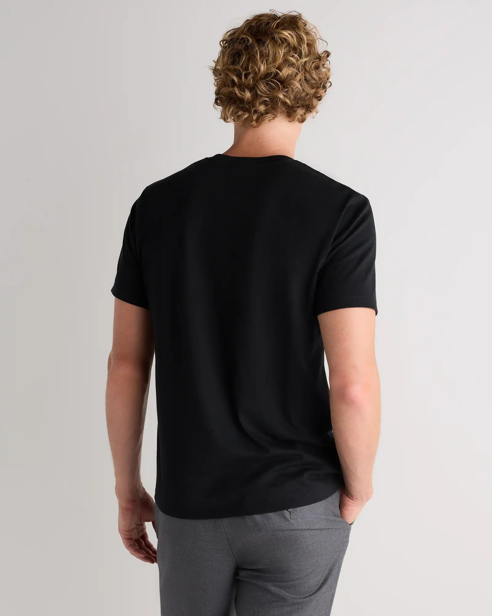 100% Pima Cotton Luxe Touch V-Neck Tee