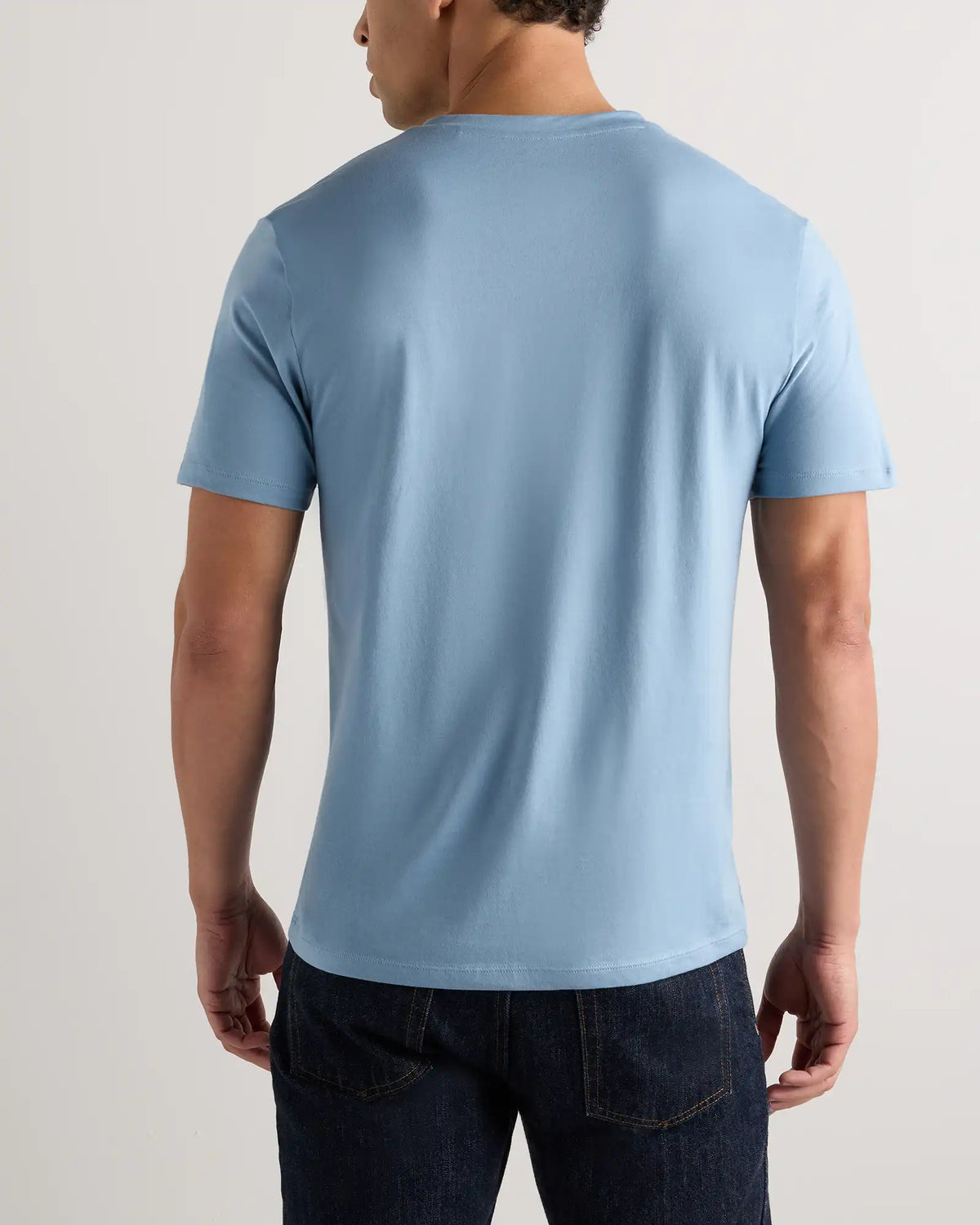100% Pima Cotton Luxe Touch V-Neck Tee