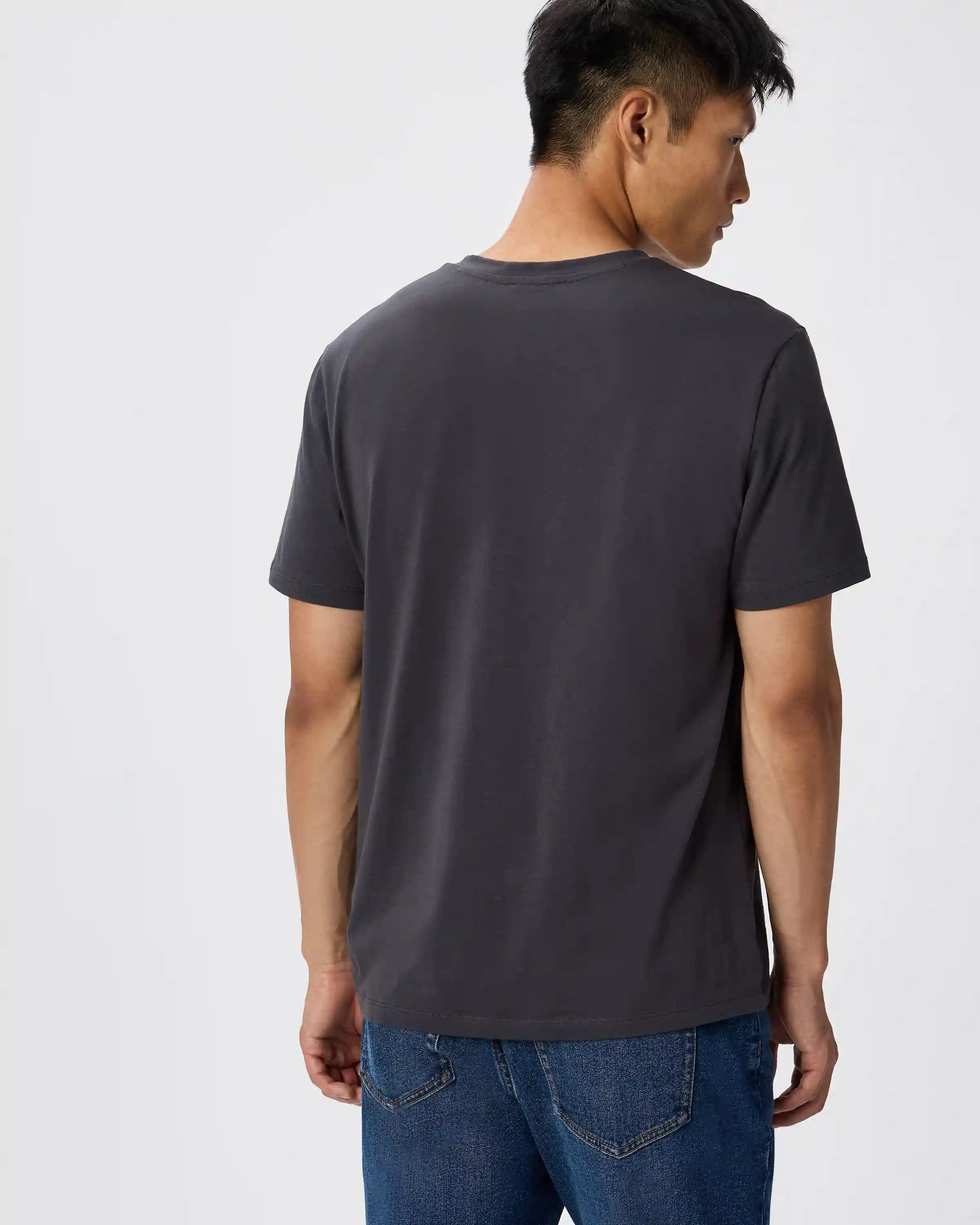 100% Pima Cotton Luxe Touch V-Neck Tee