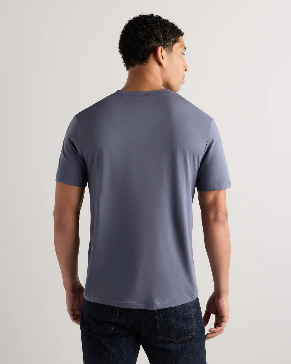 100% Pima Cotton Luxe Touch V-Neck Tee