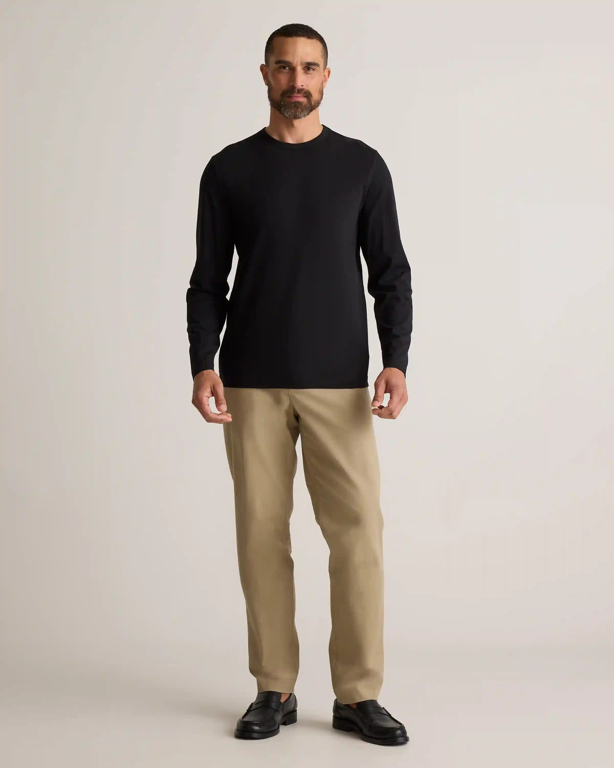 100% Pima Cotton Luxe Touch Long Sleeve Tee