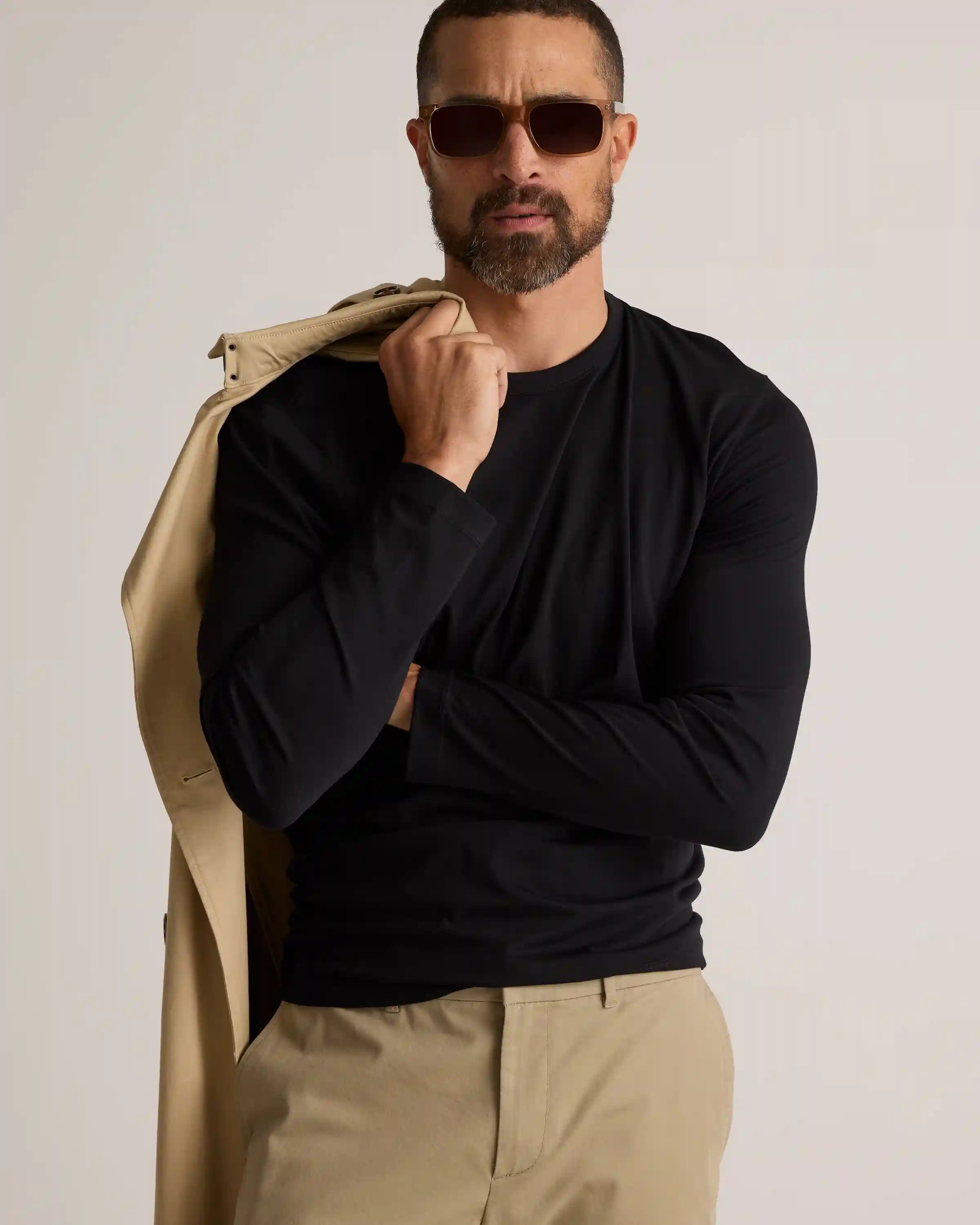 100% Pima Cotton Luxe Touch Long Sleeve Tee