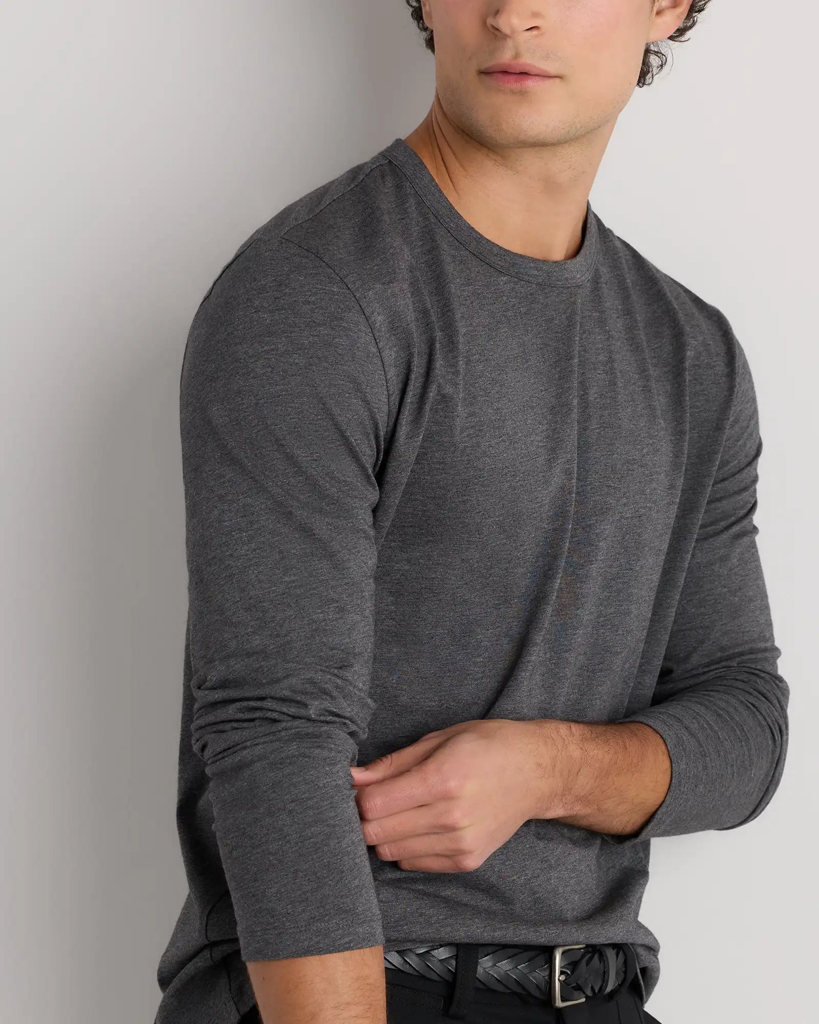100% Pima Cotton Luxe Touch Long Sleeve Tee