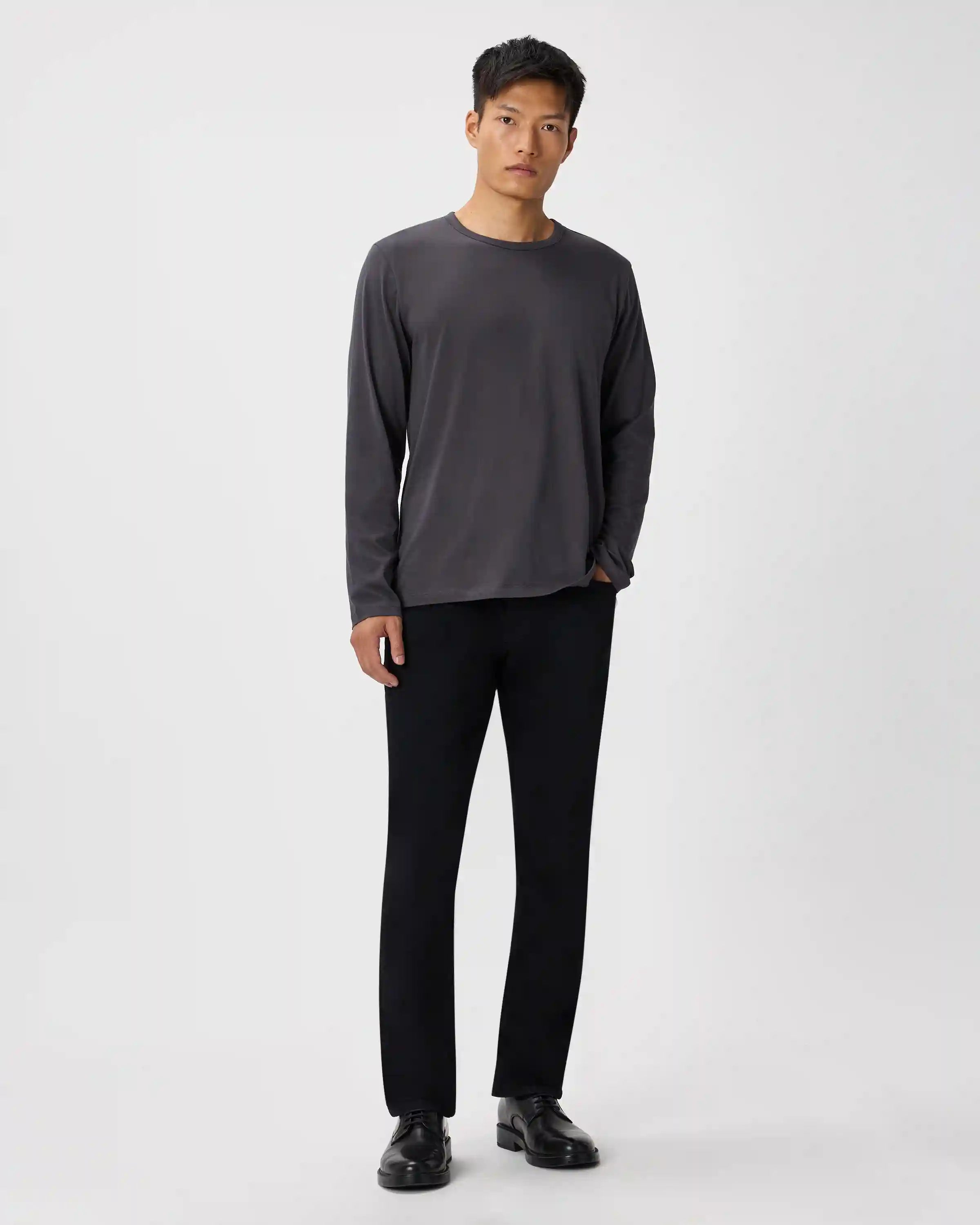 100% Pima Cotton Luxe Touch Long Sleeve Tee