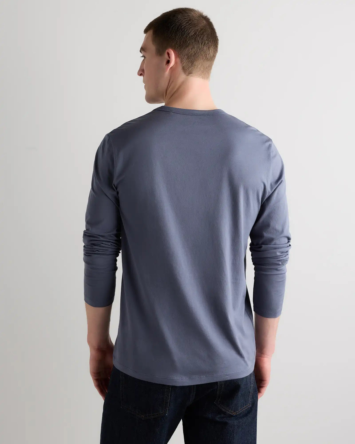 100% Pima Cotton Luxe Touch Long Sleeve Tee