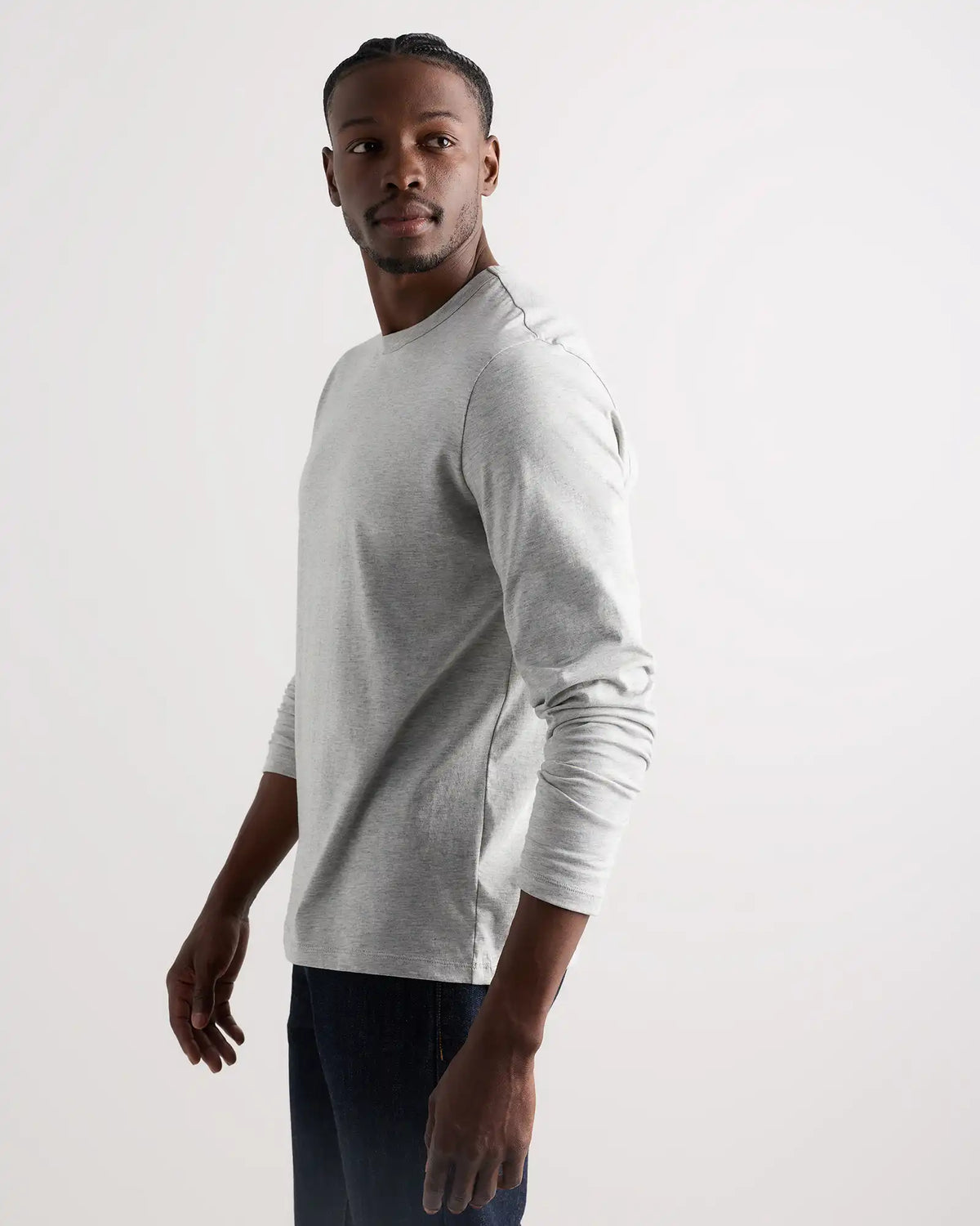 100% Pima Cotton Luxe Touch Long Sleeve Tee