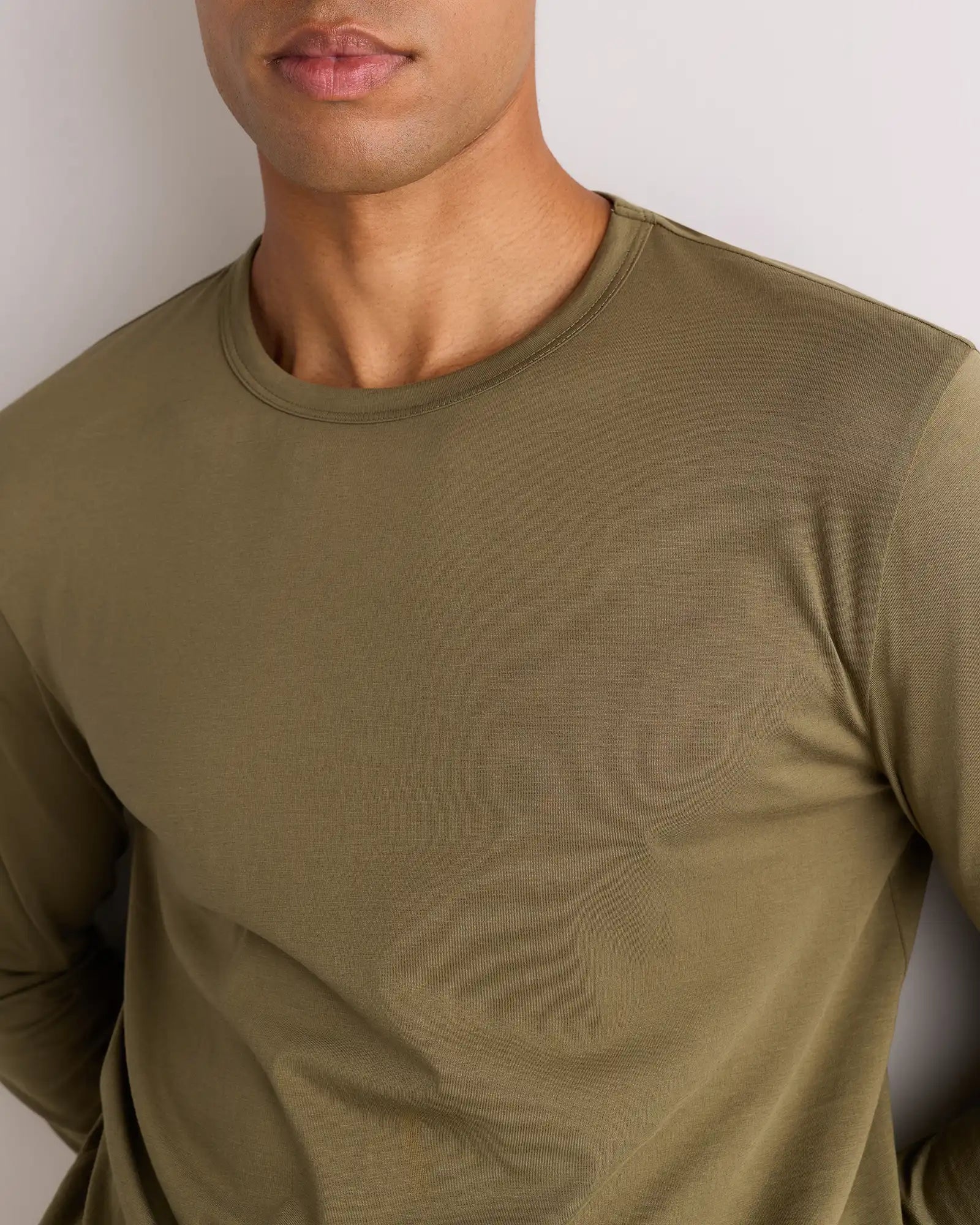 100% Pima Cotton Luxe Touch Long Sleeve Tee