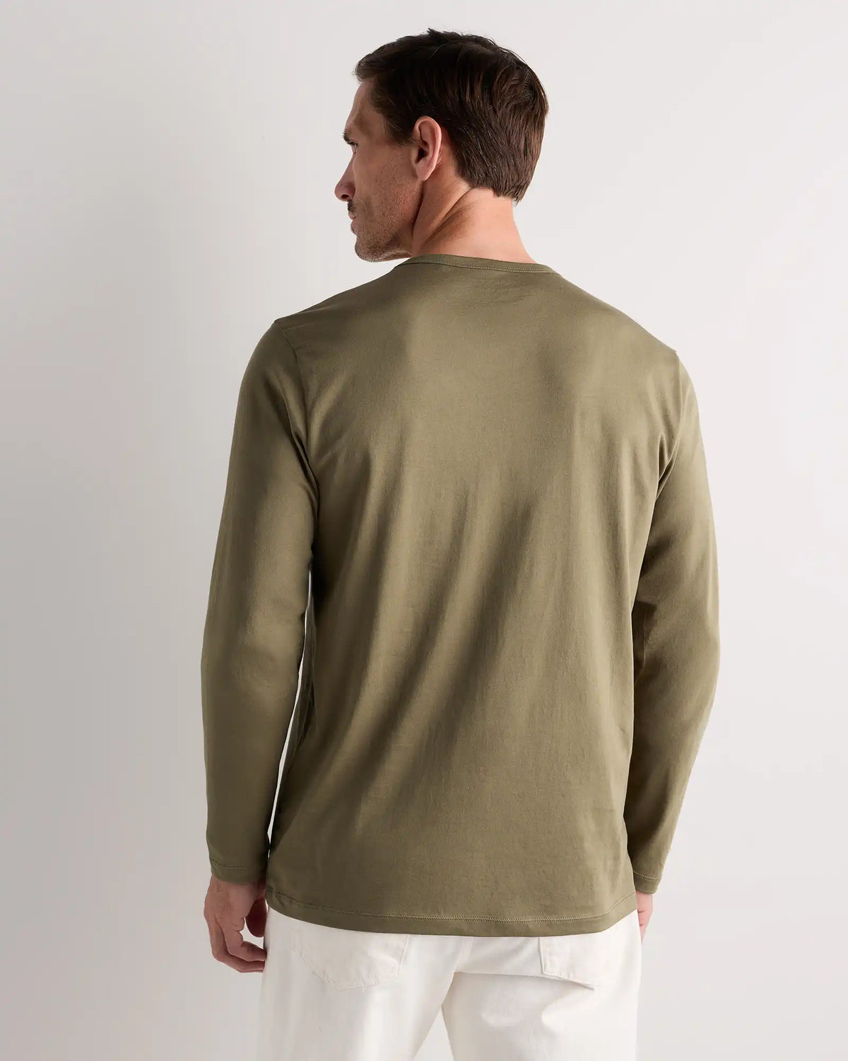 100% Pima Cotton Luxe Touch Long Sleeve Tee