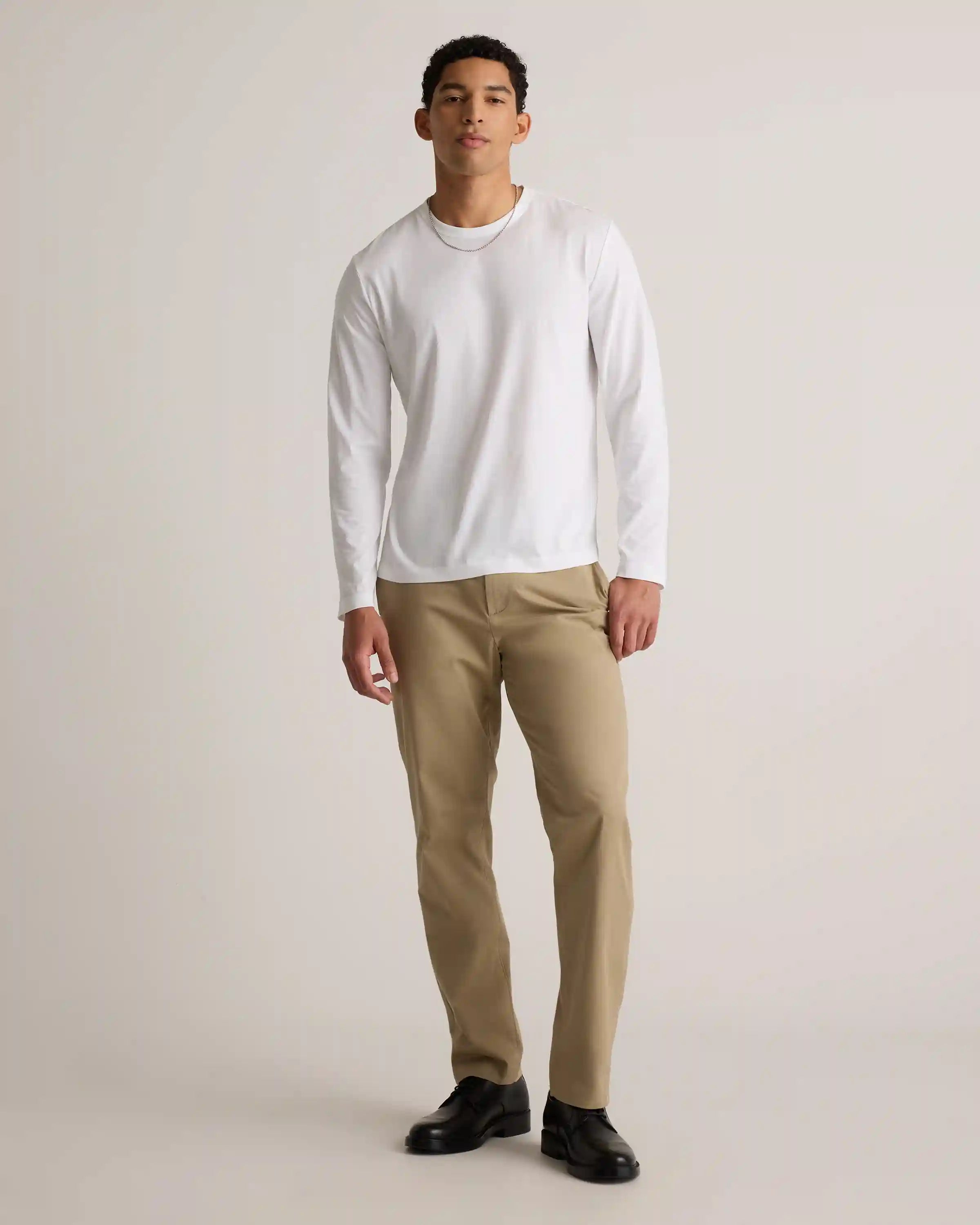 100% Pima Cotton Luxe Touch Long Sleeve Tee