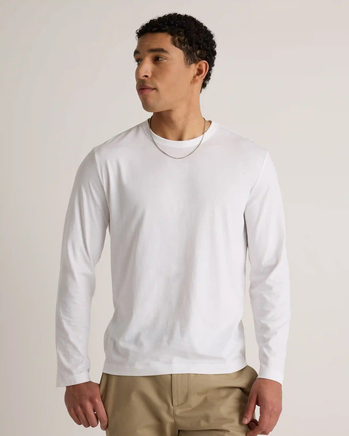 100% Pima Cotton Luxe Touch Long Sleeve Tee