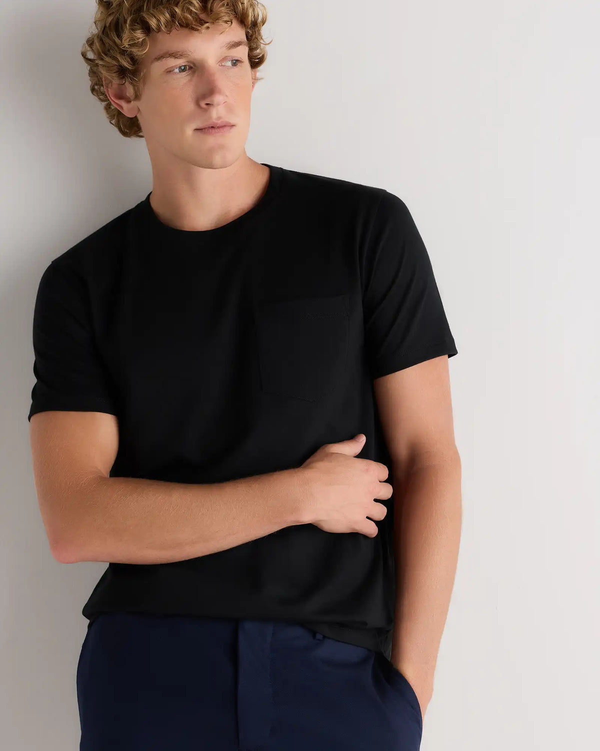 100% Pima Cotton Luxe Touch Pocket Tee