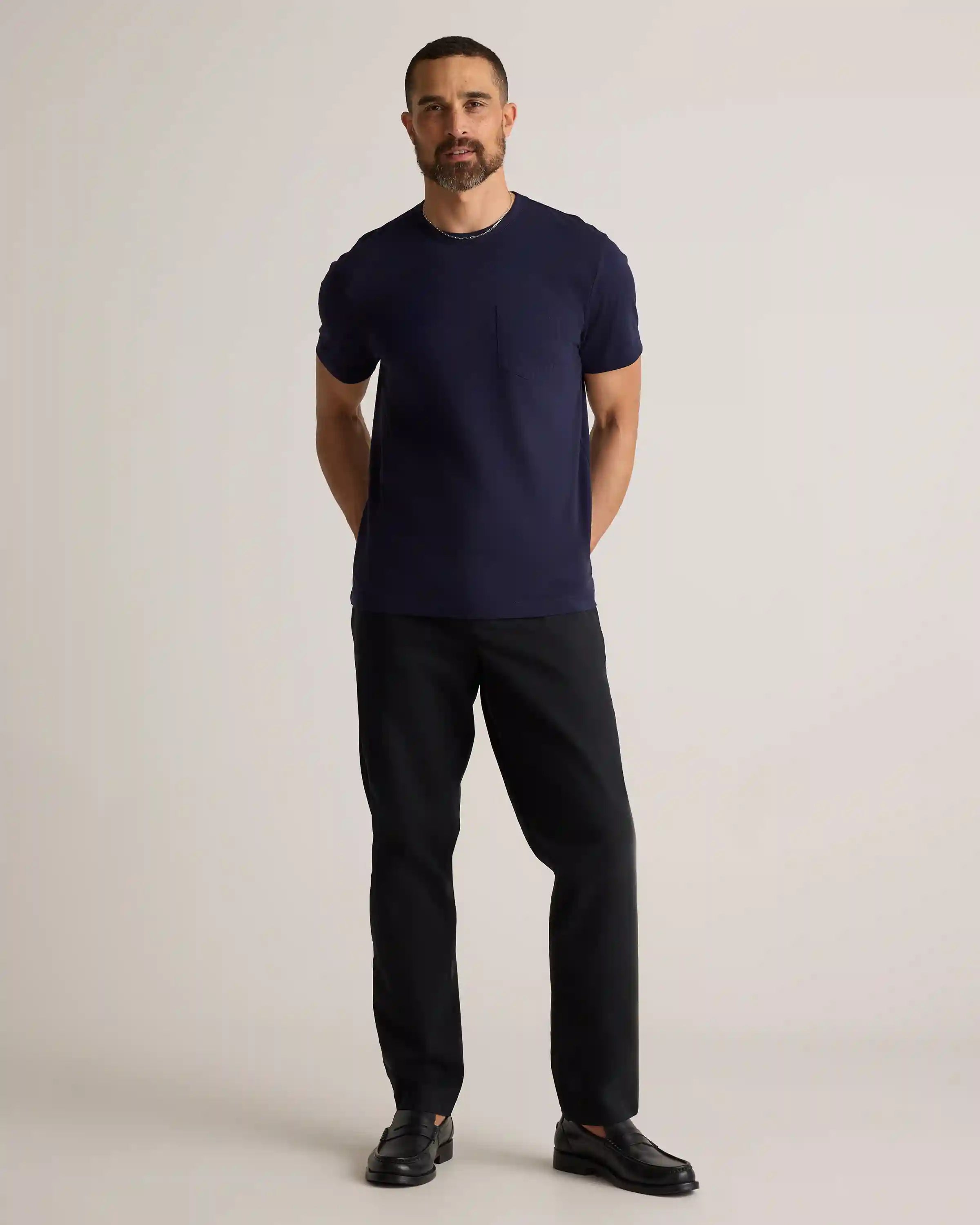 100% Pima Cotton Luxe Touch Pocket Tee