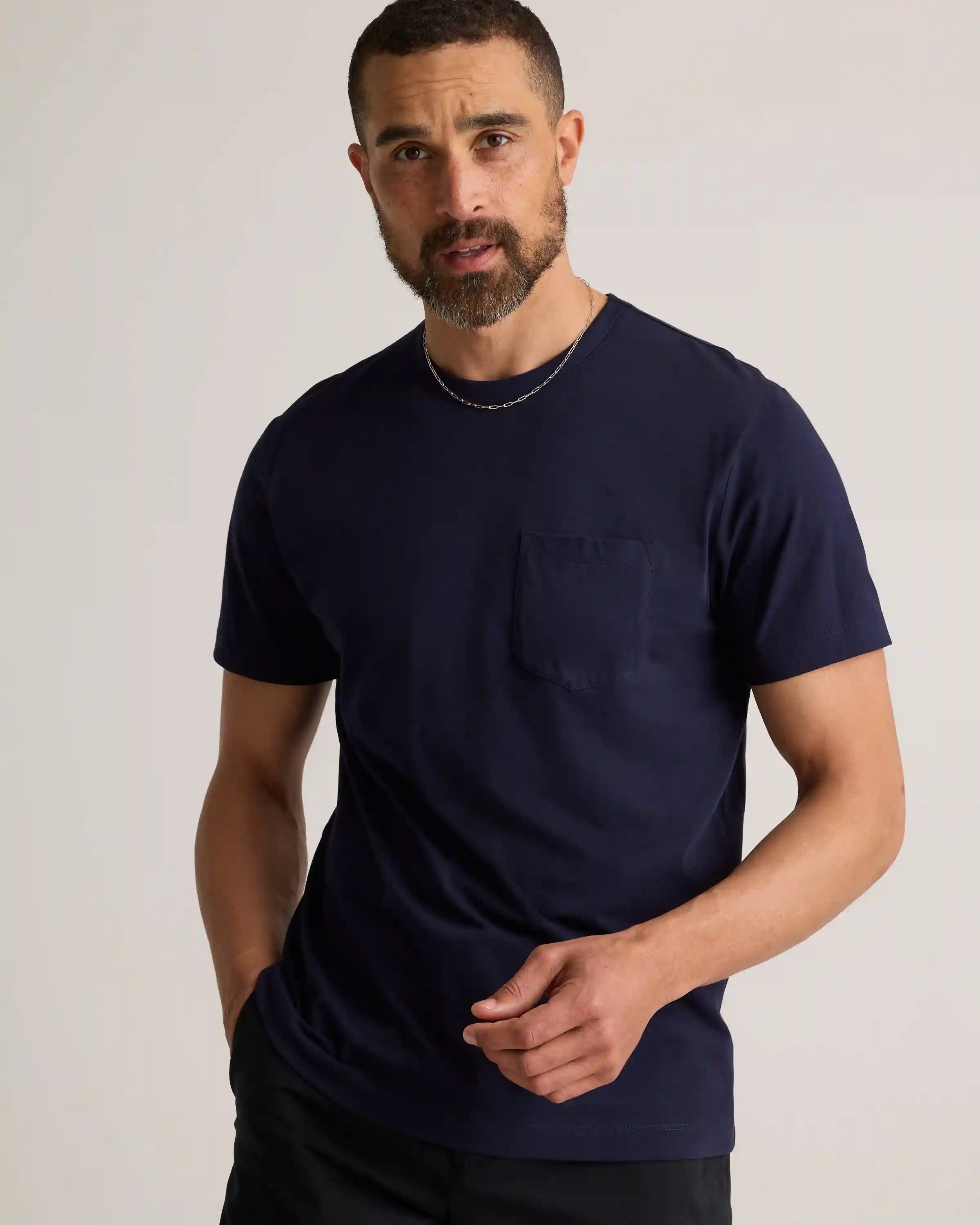 100% Pima Cotton Luxe Touch Pocket Tee