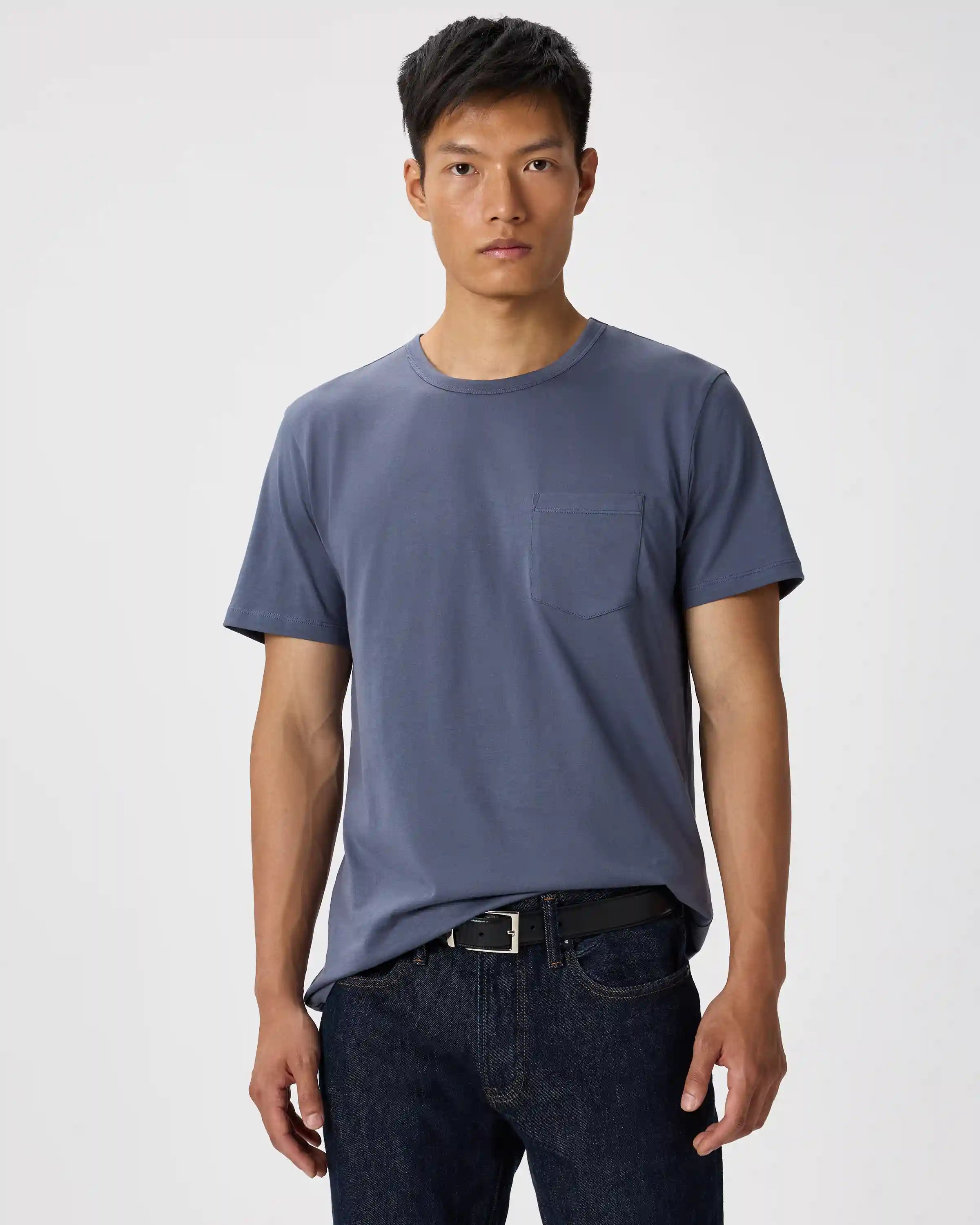 100% Pima Cotton Luxe Touch Pocket Tee