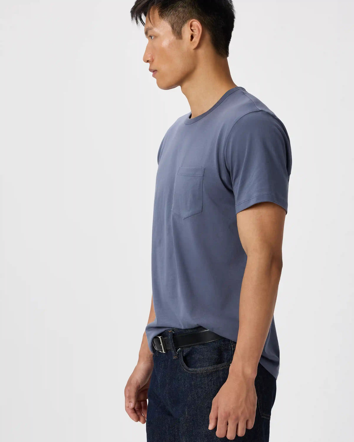 100% Pima Cotton Luxe Touch Pocket Tee